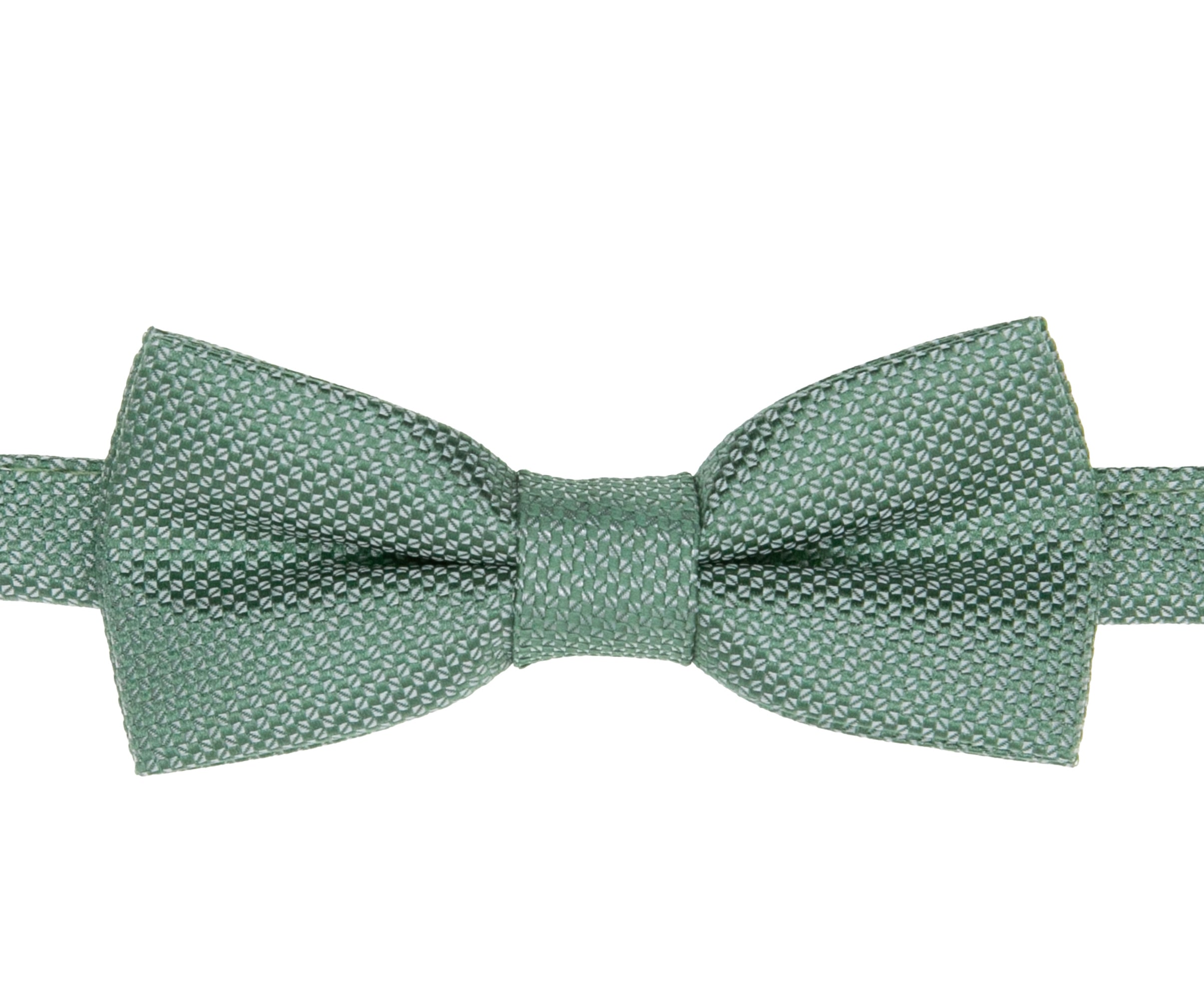 Boys' Pre-Tied Jacquard Dickie Bow Tie Neckwear - Sea Green