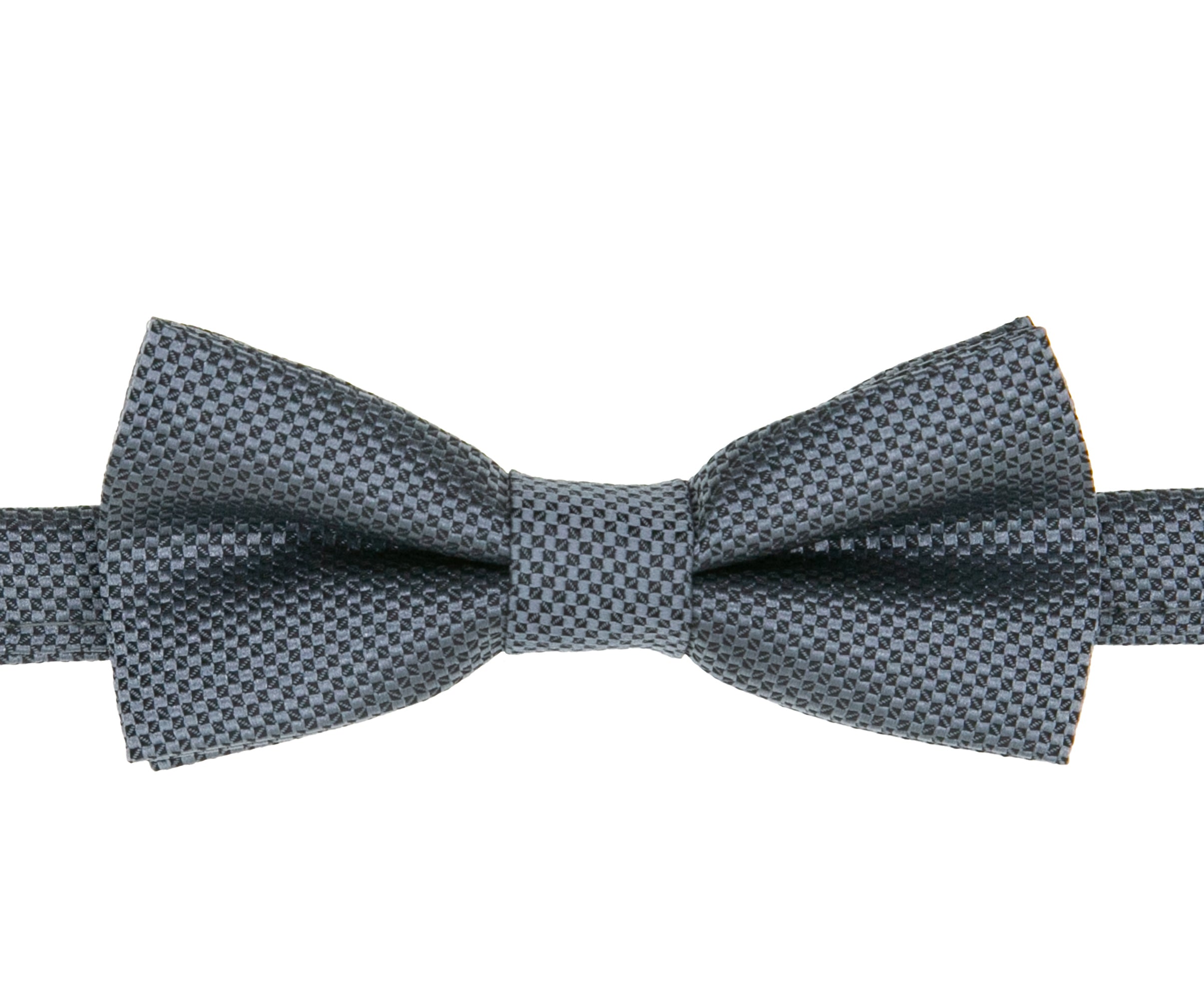 Boys' Pre-Tied Jacquard Dickie Bow Tie Neckwear - Slate Blue