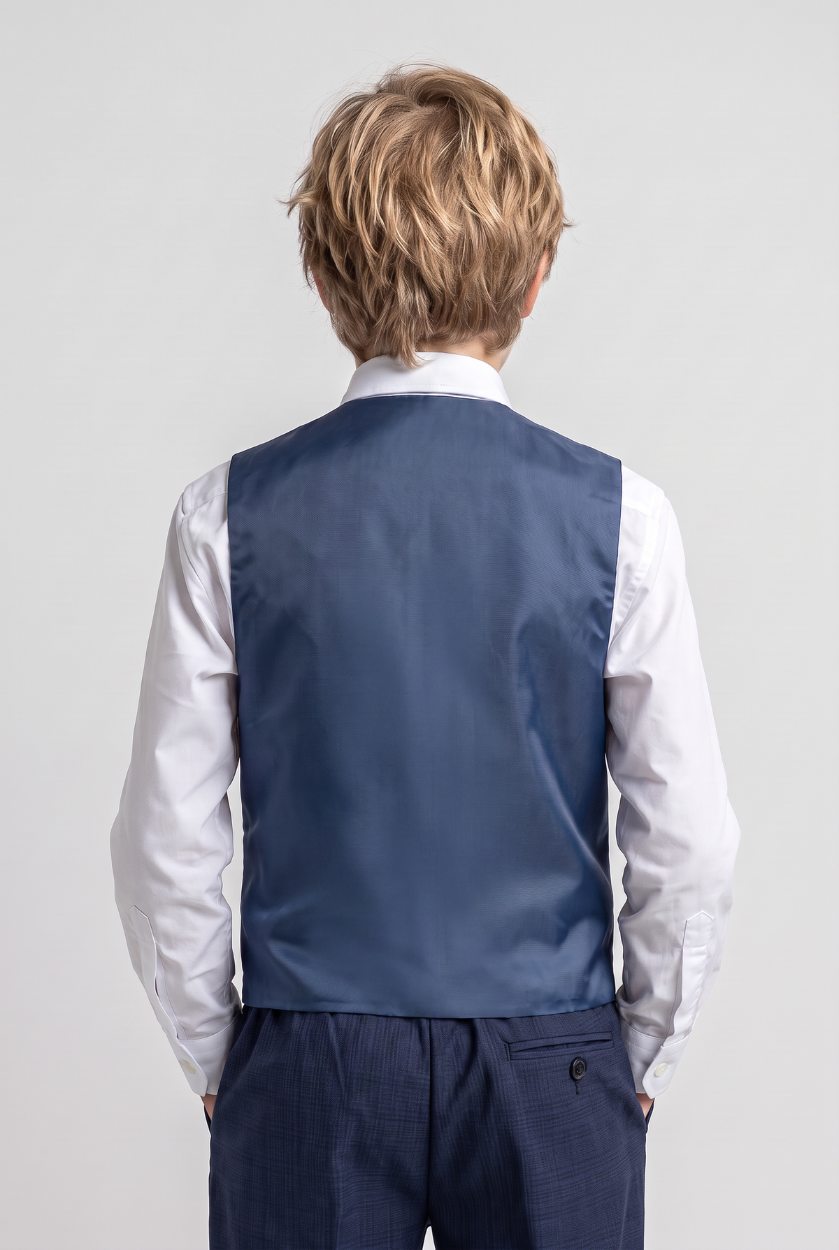 Boys Slim Fit Navy Suit - Cavani SEEBA Navy Blue