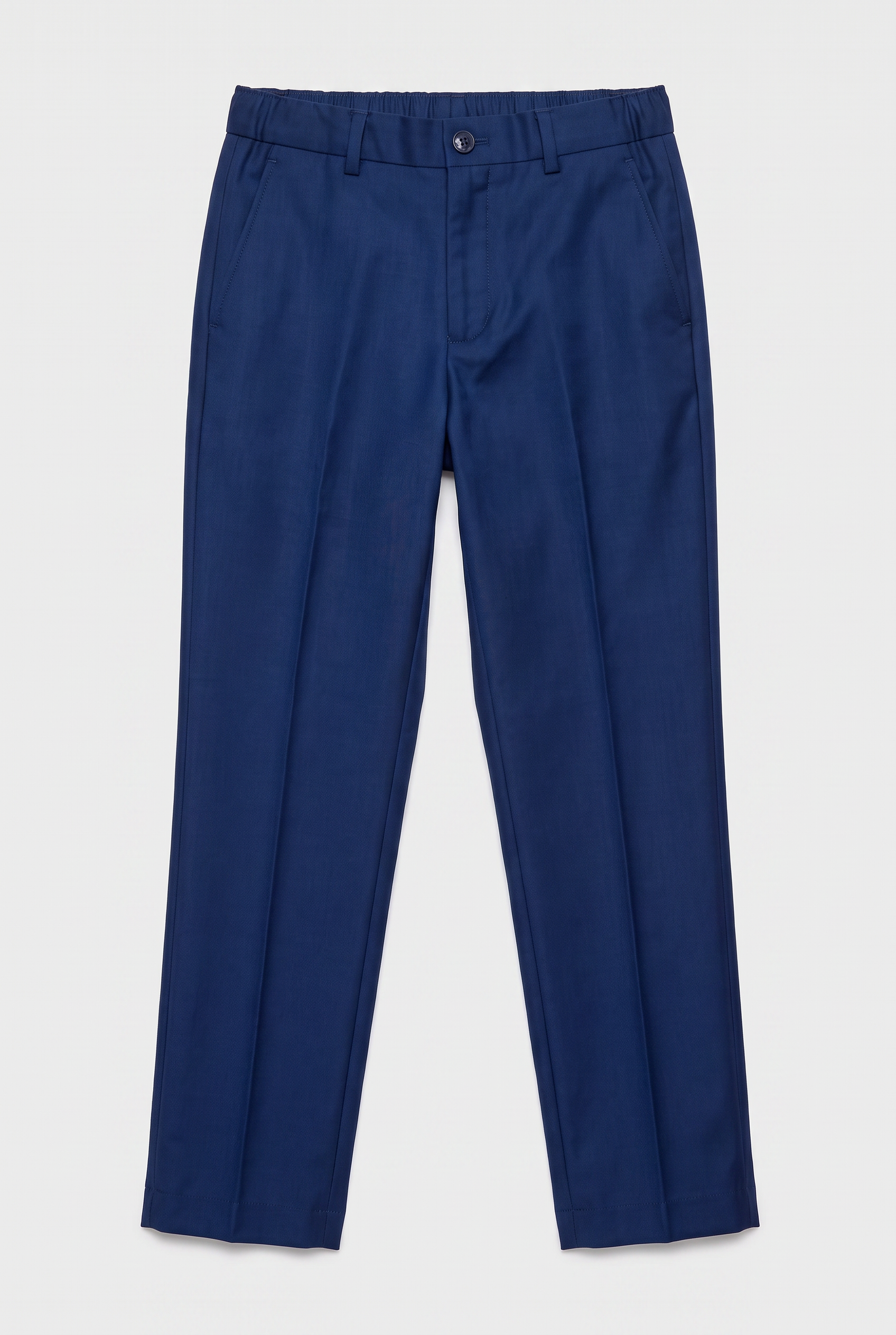 Boys Tailored Fit Sheen Effect Blue Suit - KINGSLEY - Royal Blue