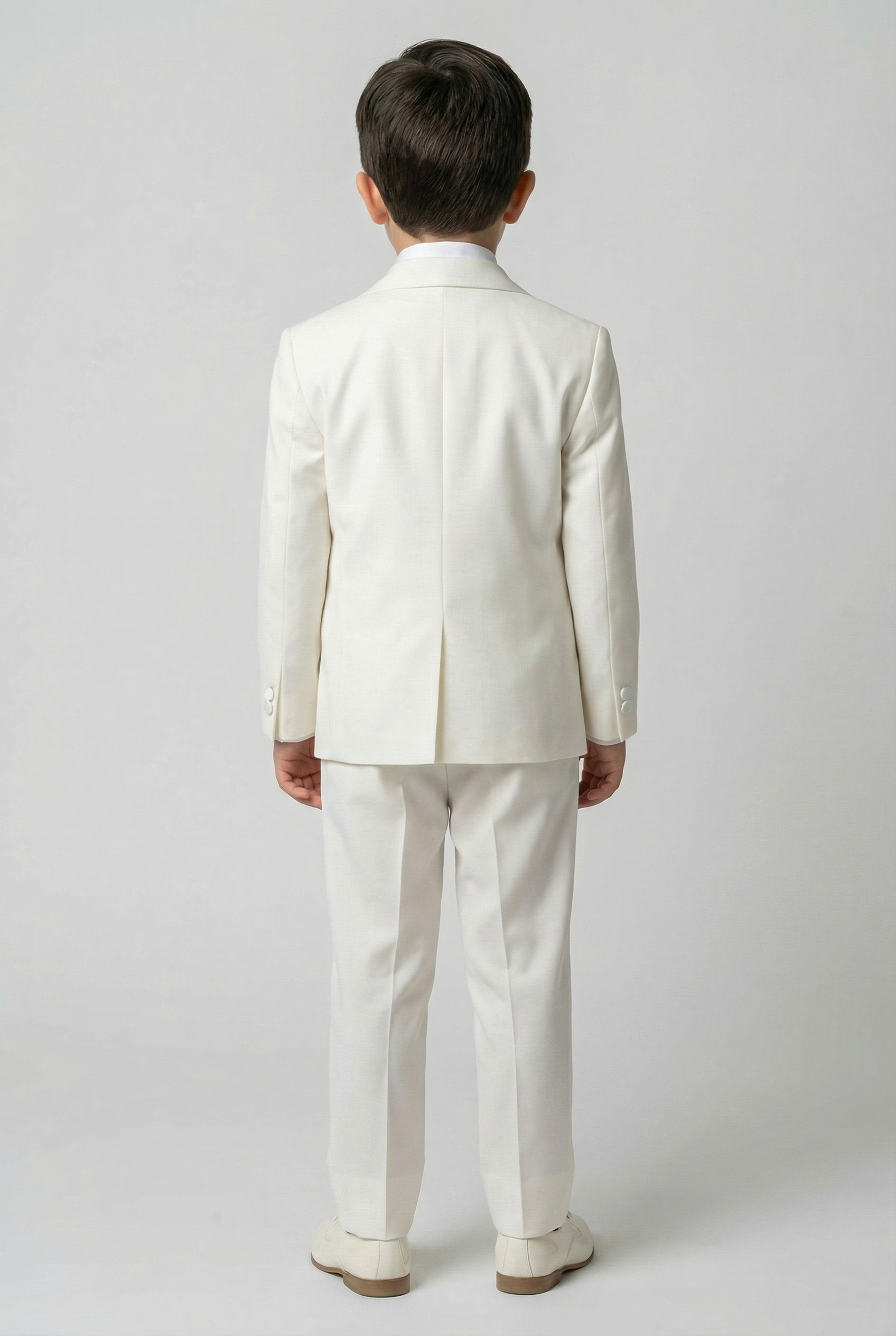 Boys Tuxedo Suit Set - Ivory