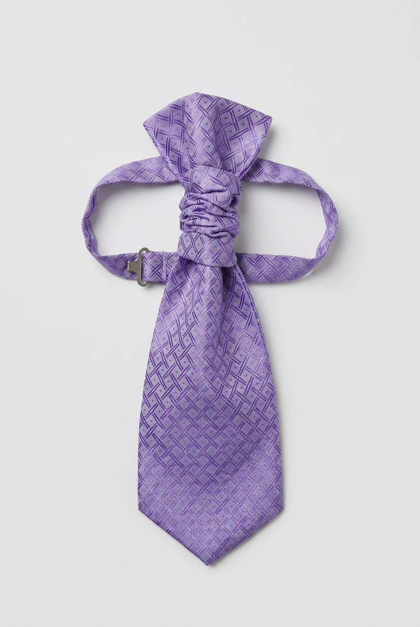 Father & Son Matching Waistcoat, Wedding Cravat & Pocket Square Set in Lilac