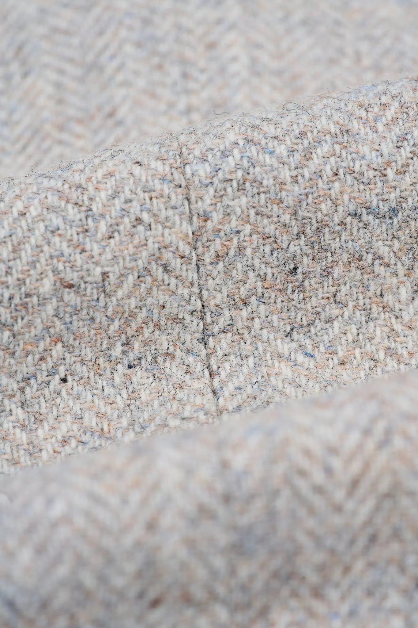 Father & Son Matching Wool Herringbone 3-Piece Suit Set - Thomas - Pearl Grey