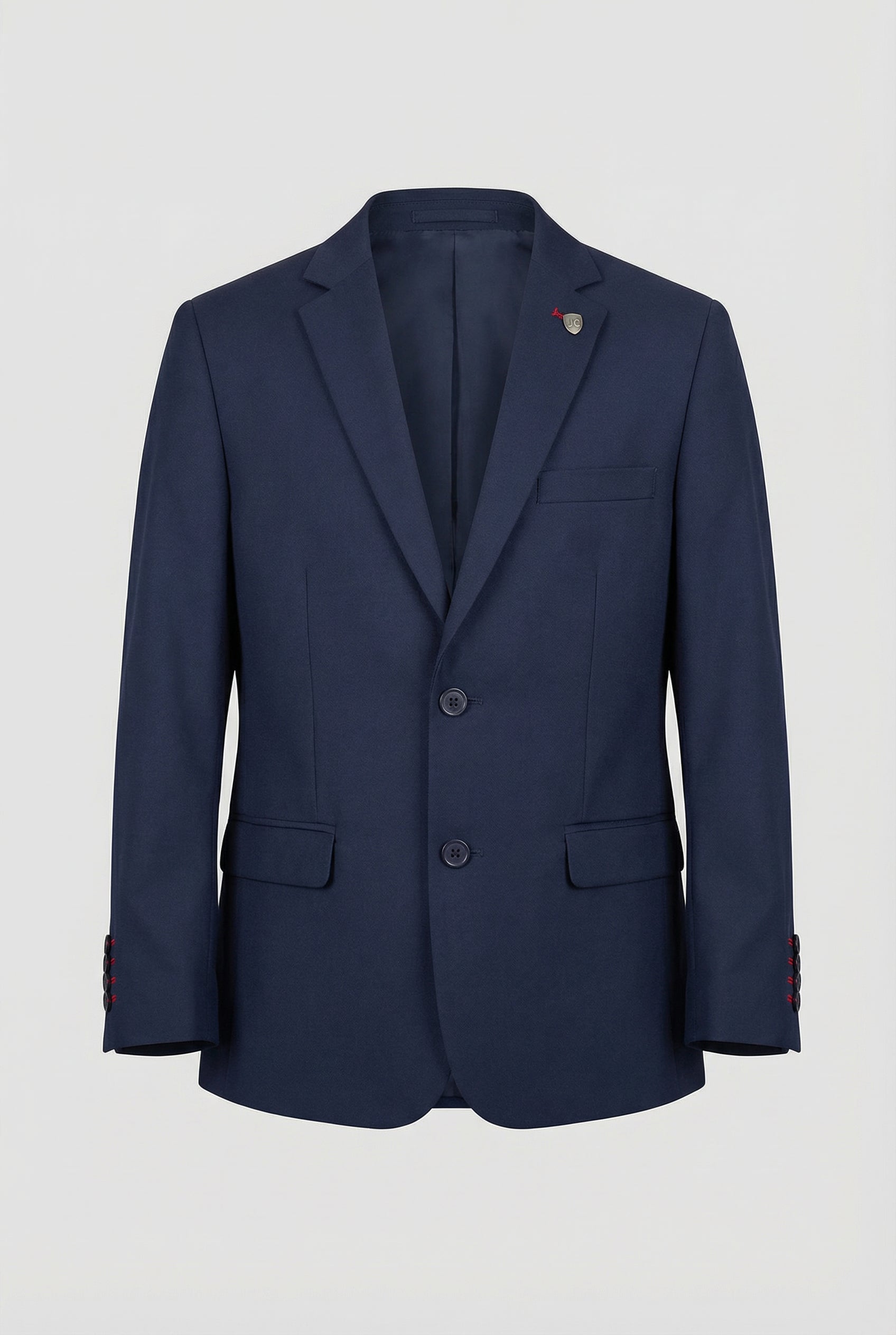 Boys 5-Piece Tailored Fit Formal Suit - Grant - Navy Blue