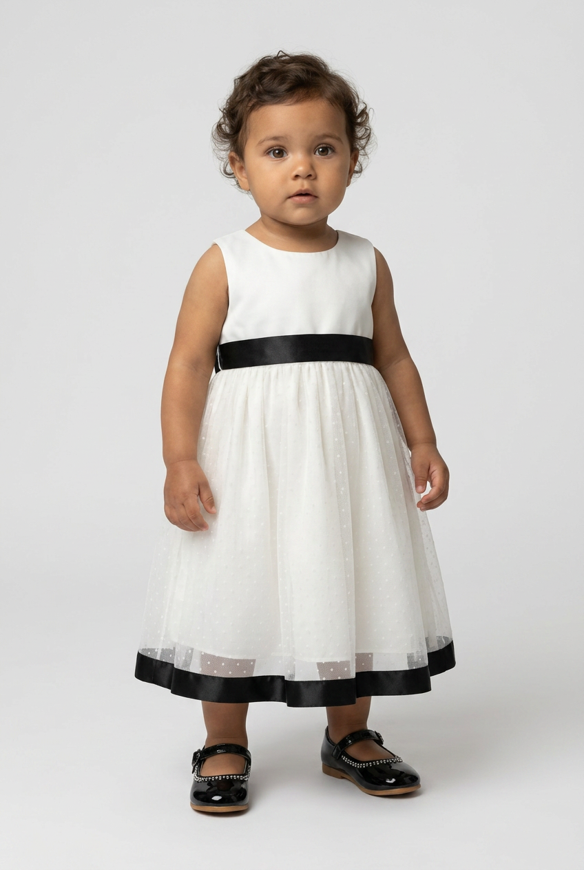 Kids' Rhinestone Mary Jane Shoes – Smart Party & Occasion Dress Shoes - Black