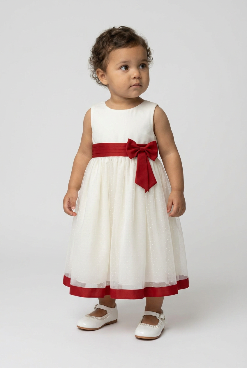 Kids' Rhinestone Mary Jane Shoes – Smart Party & Occasion Dress Shoes - White