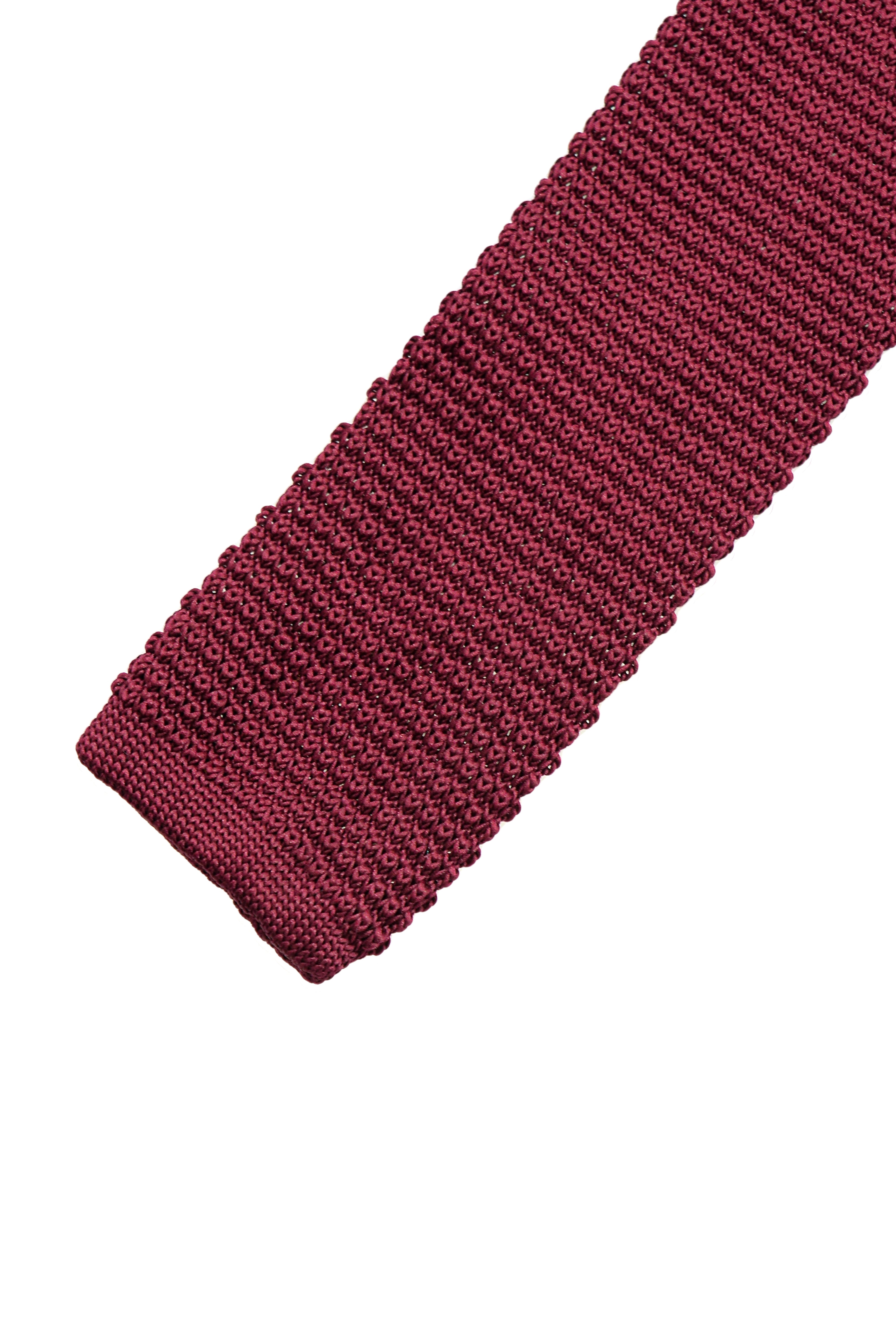 Men's Knitted Tie - Wine
