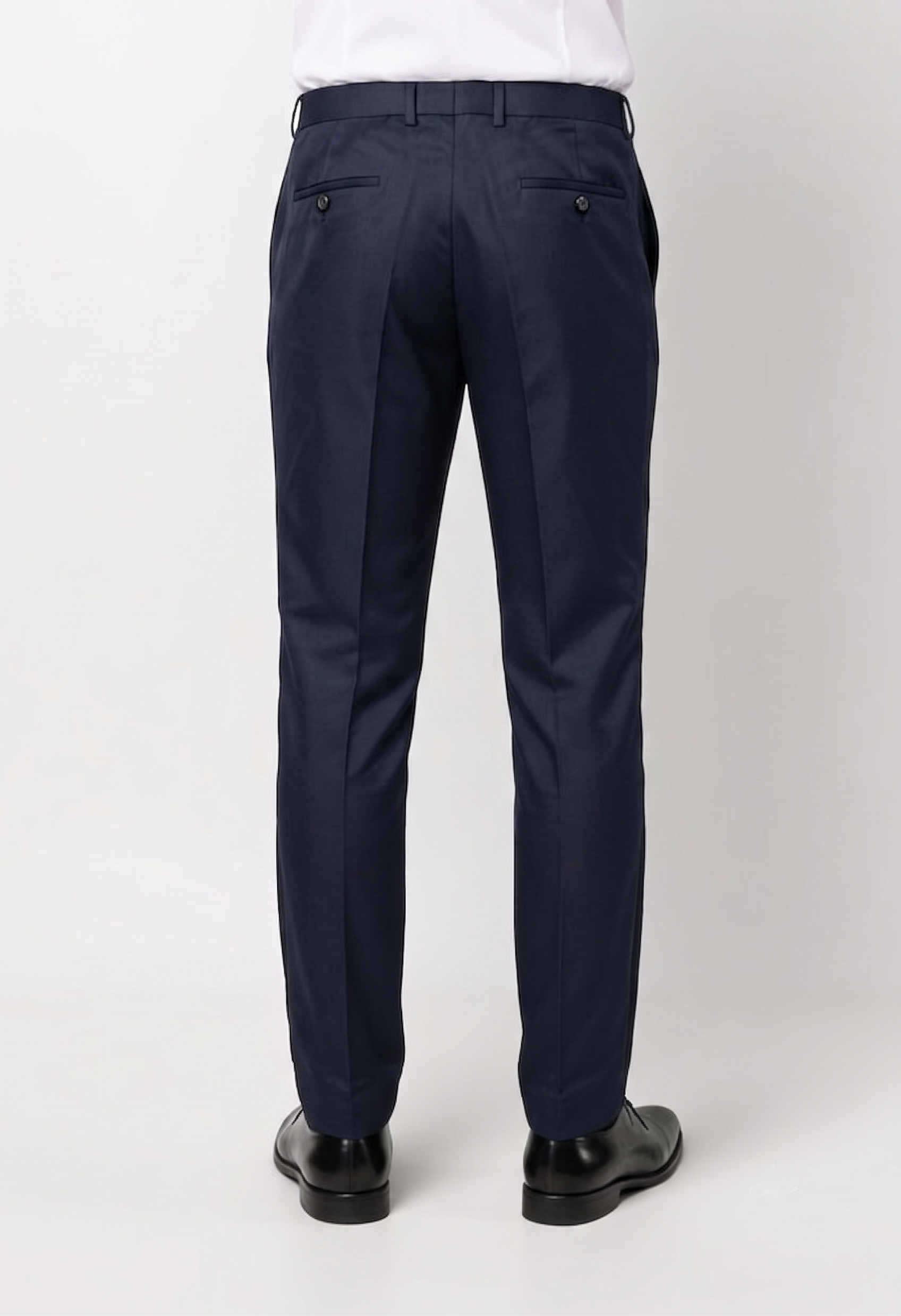 Men’s 2-Piece Shawl Lapel Tuxedo Dinner Suit - Style WILLIAM NAVY BLUE