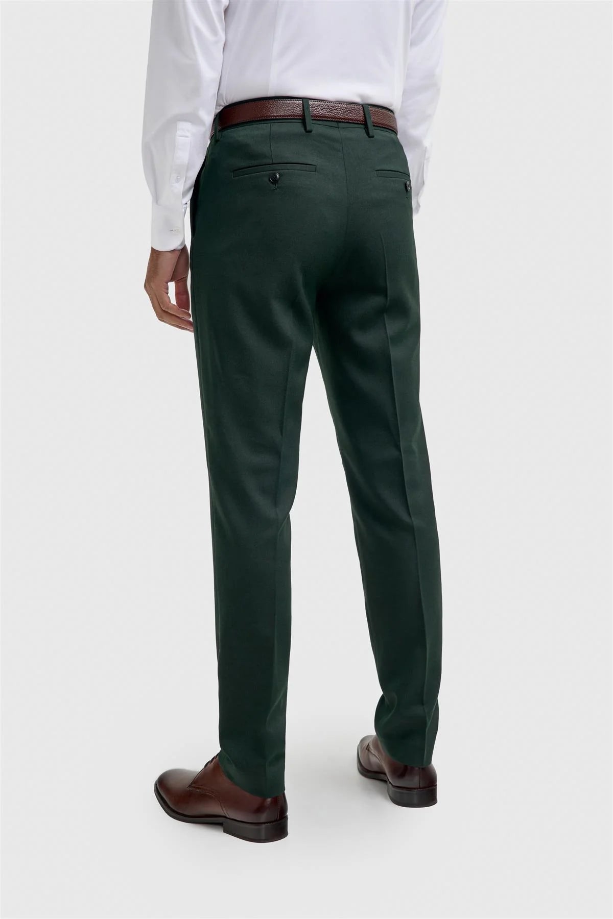 Men’s 3-Piece Slim Fit Formal Suit - Malibu - Forest Green
