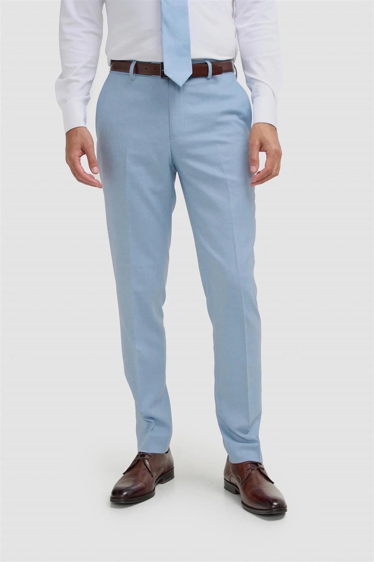 Men’s 3-Piece Slim Fit Formal Suit - Malibu - Sky Blue