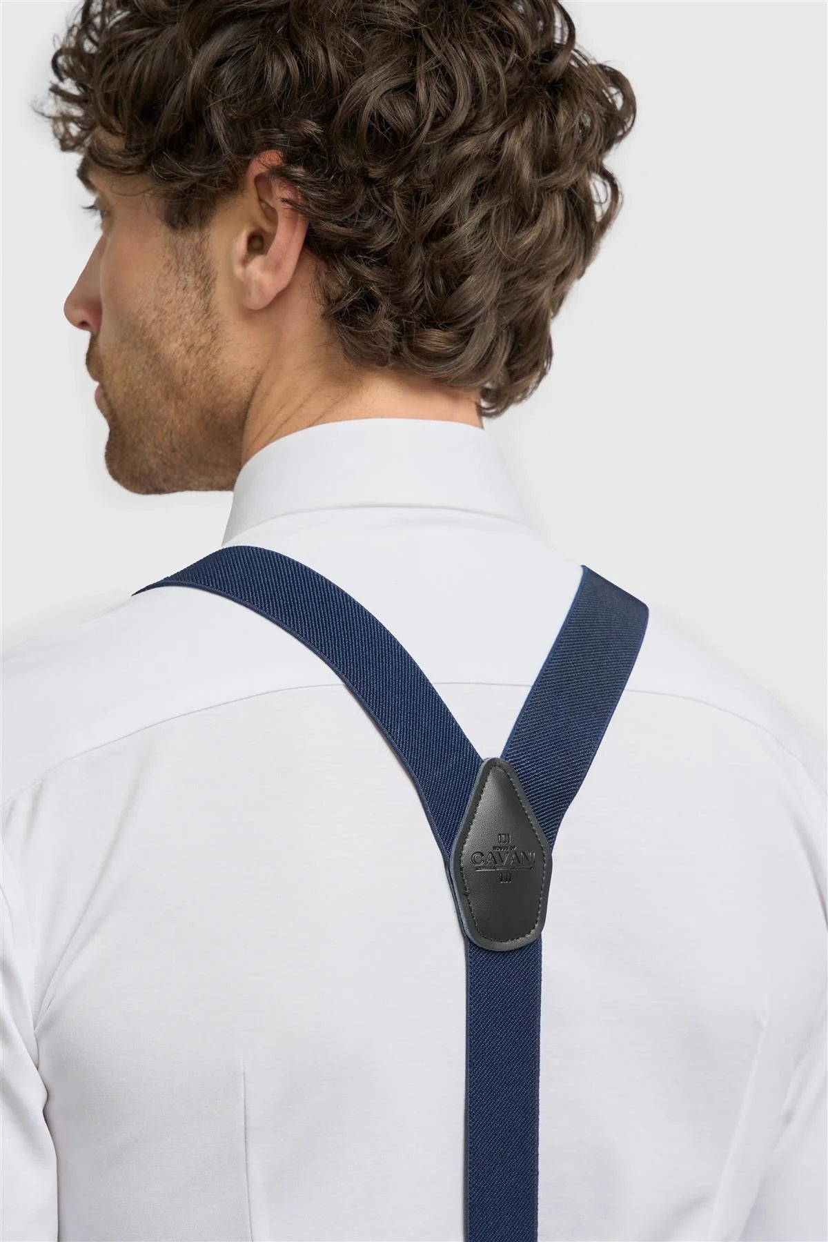 Men’s Clip-On Braces with Adjustable Straps - Navy
