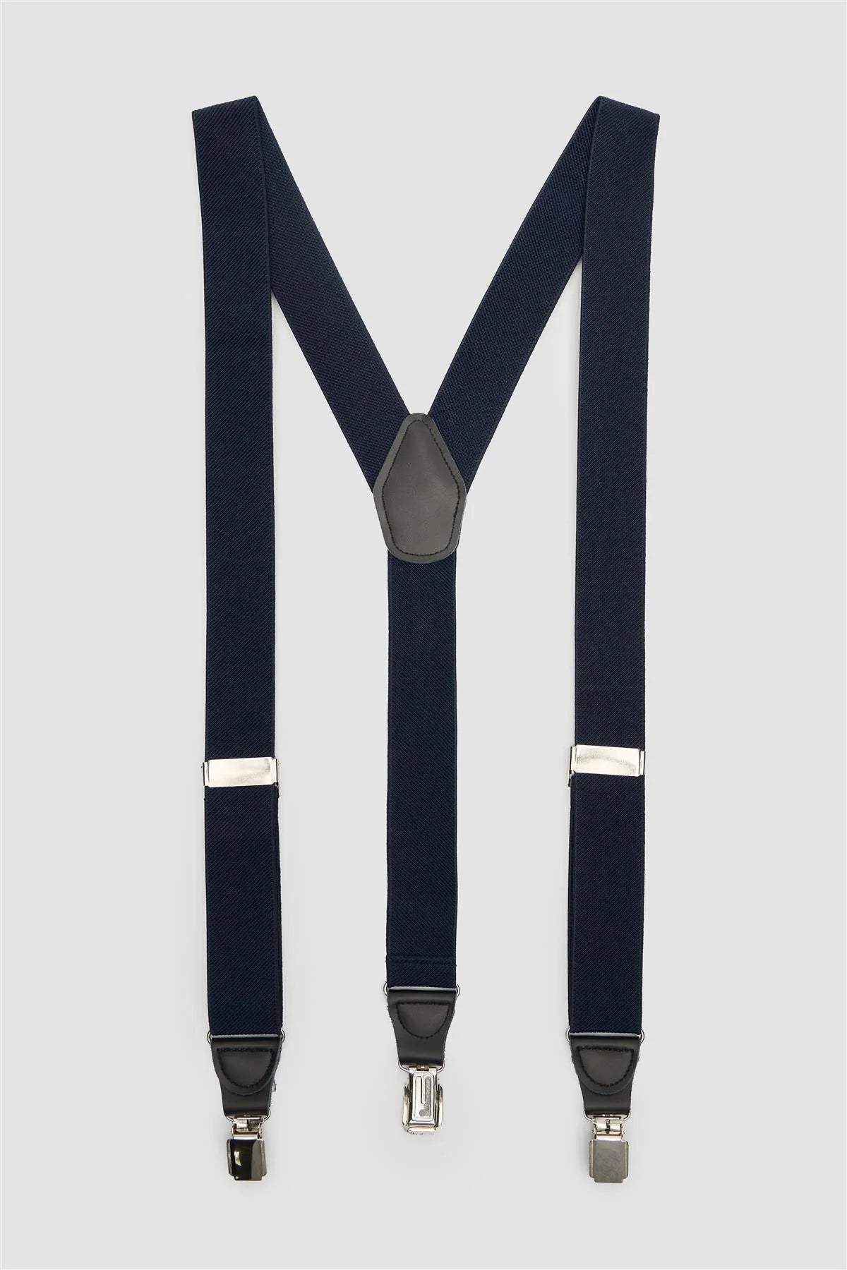 Men’s Clip-On Braces with Adjustable Straps - Navy
