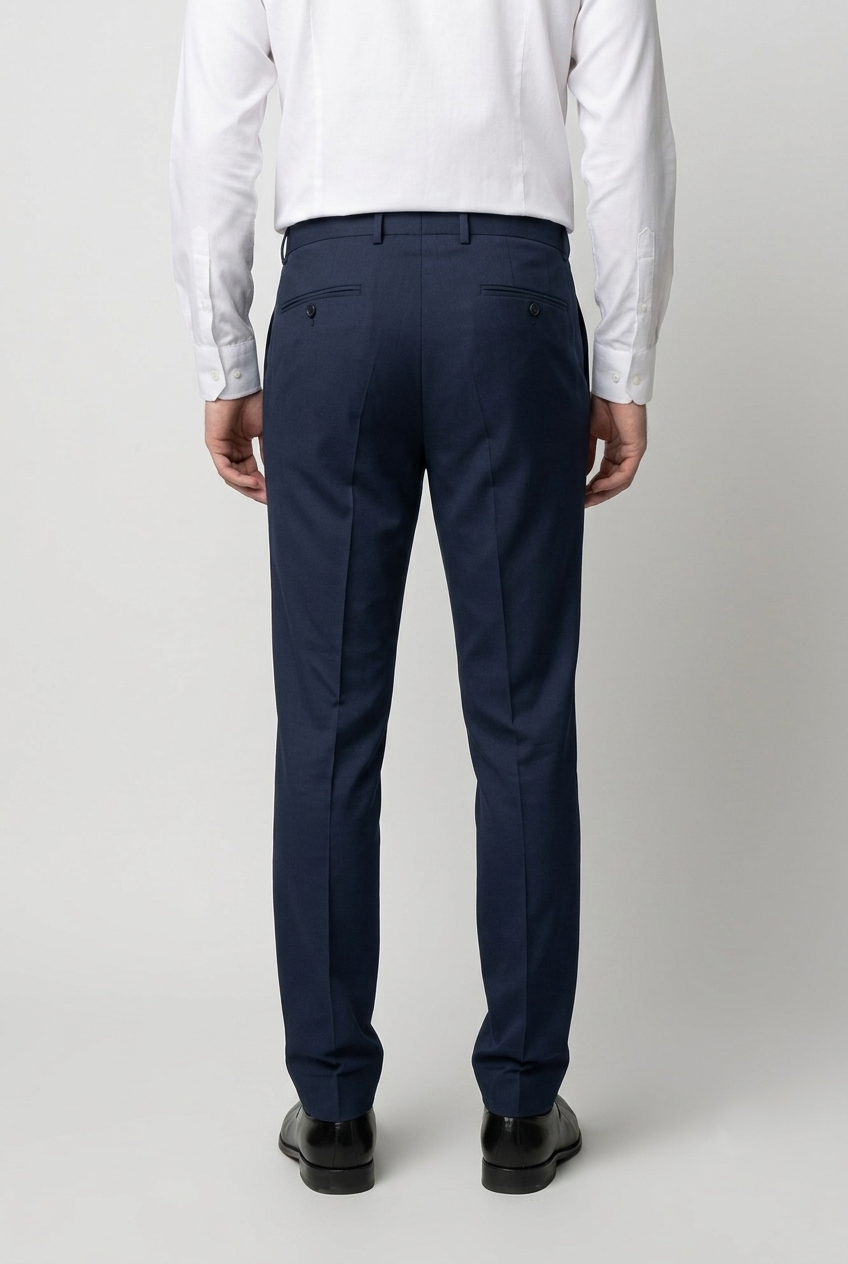 Men’s Dress Trousers - Style PORTER NAVY BLUE