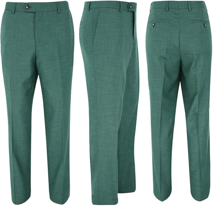 Men's Emerald Green 3 Piece Slim Fit Suit – Blazer, Waistcoat & Trousers