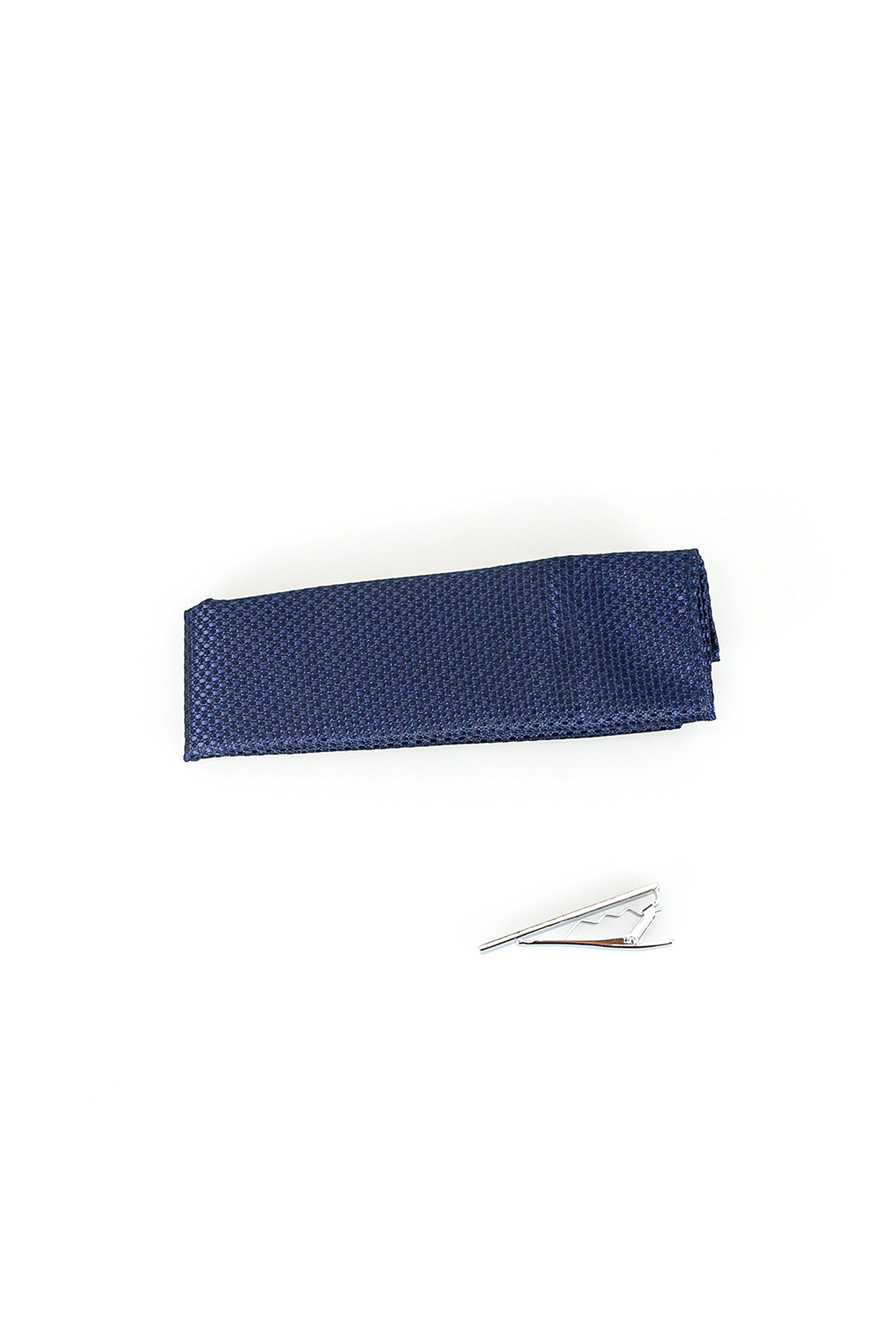 Men's Knitted Tie - Navy