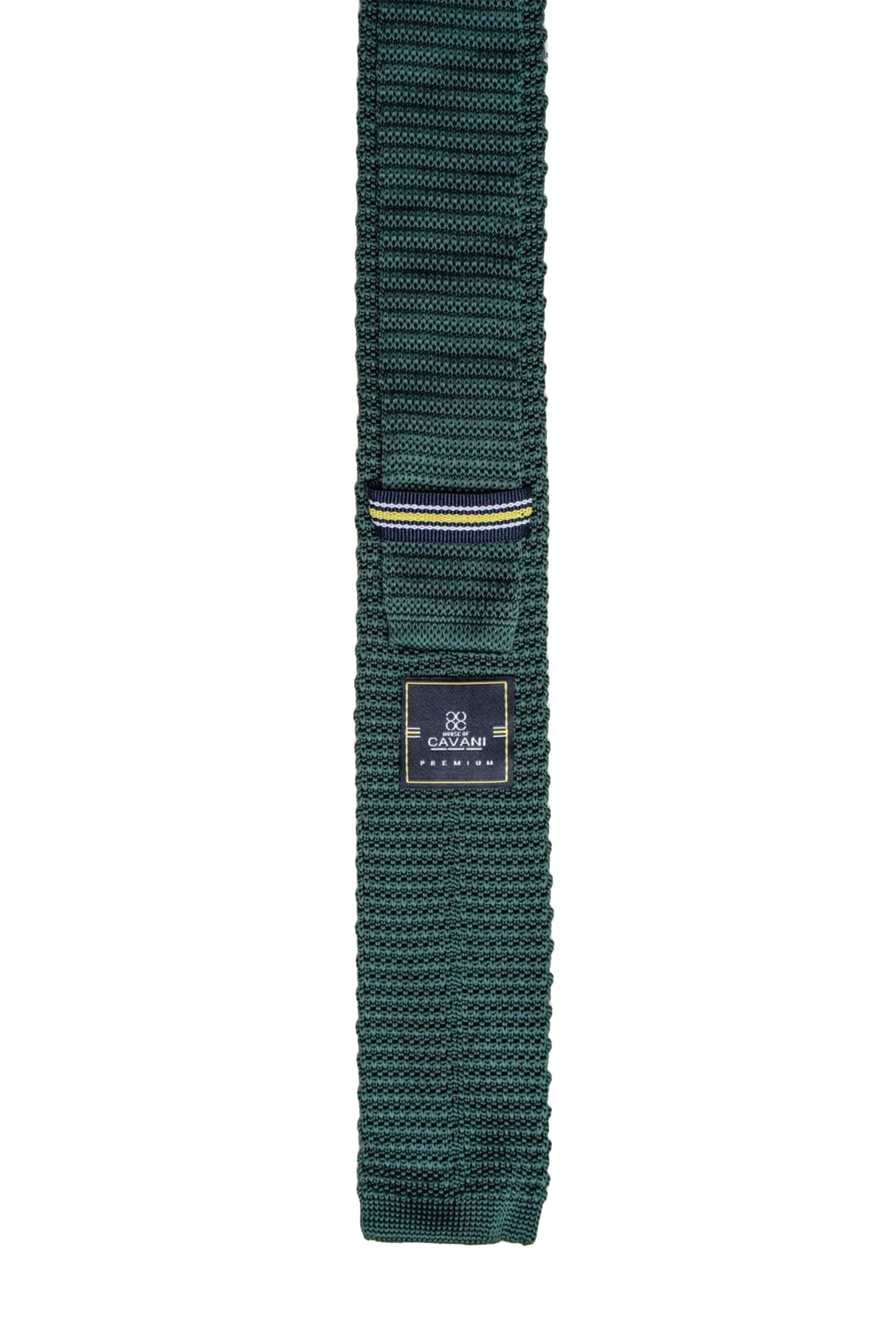 Men's Knitted Tie - Olive Green