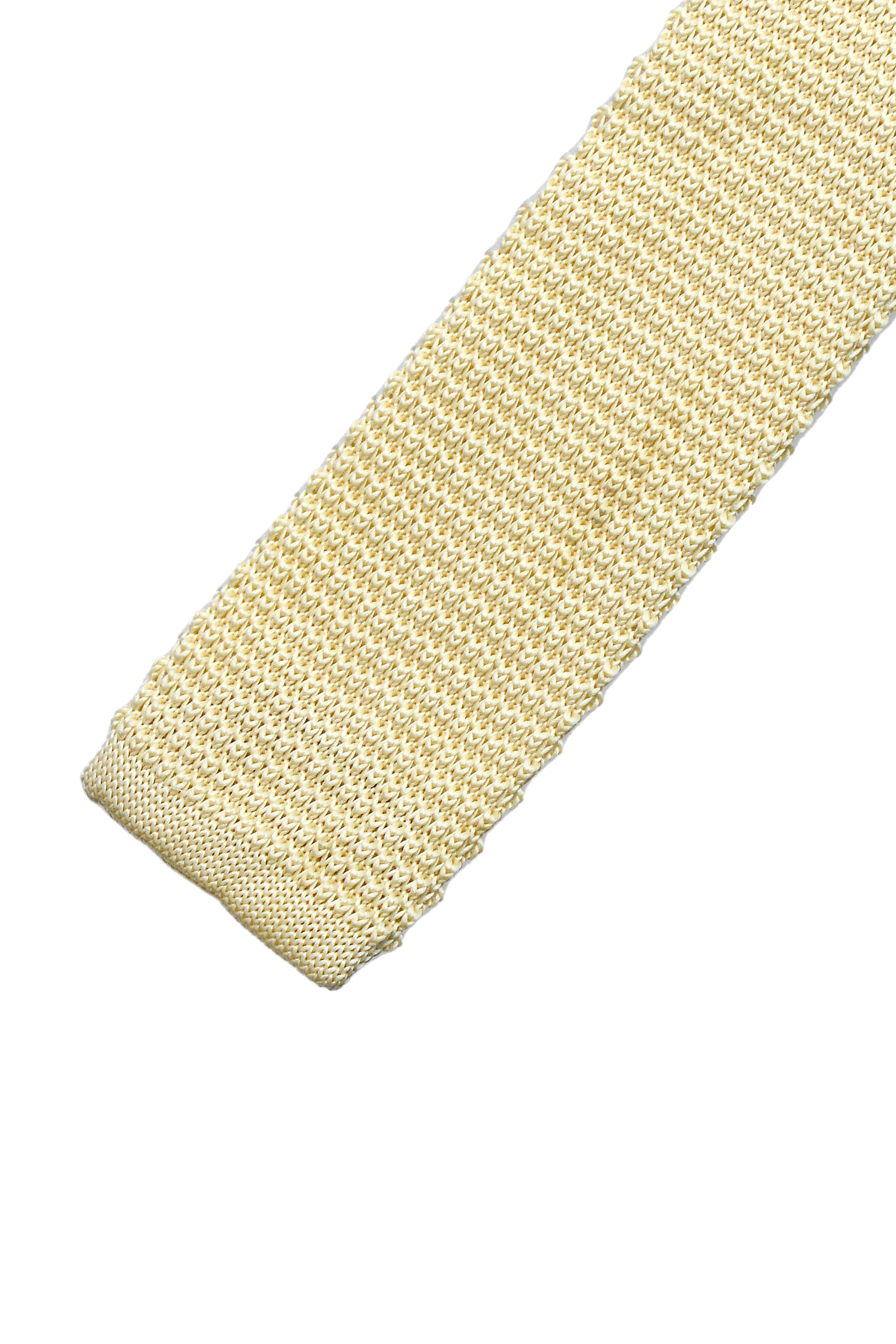 Men's Knitted Tie - Sand Beige