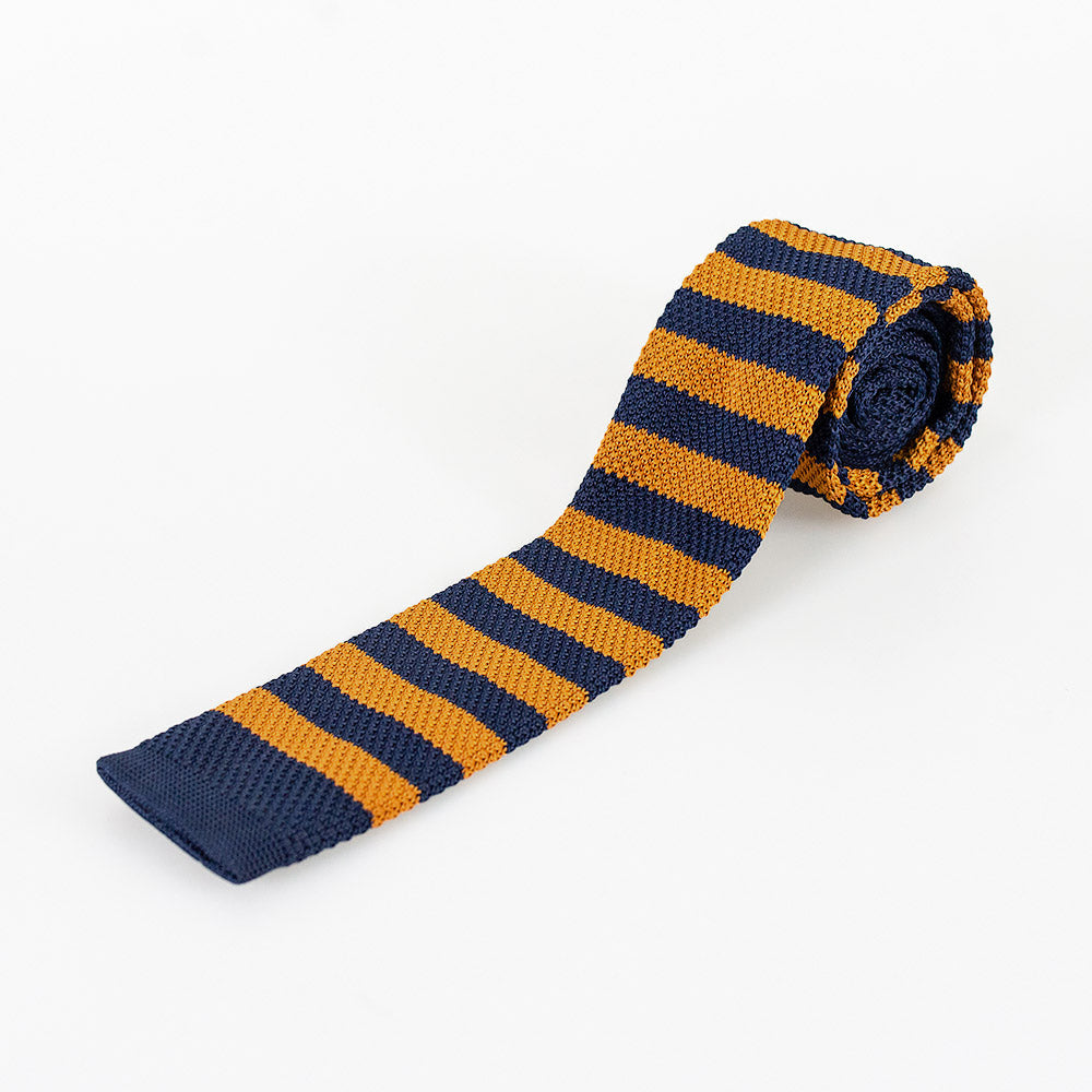 Men's Knitted Tie - Tobacco