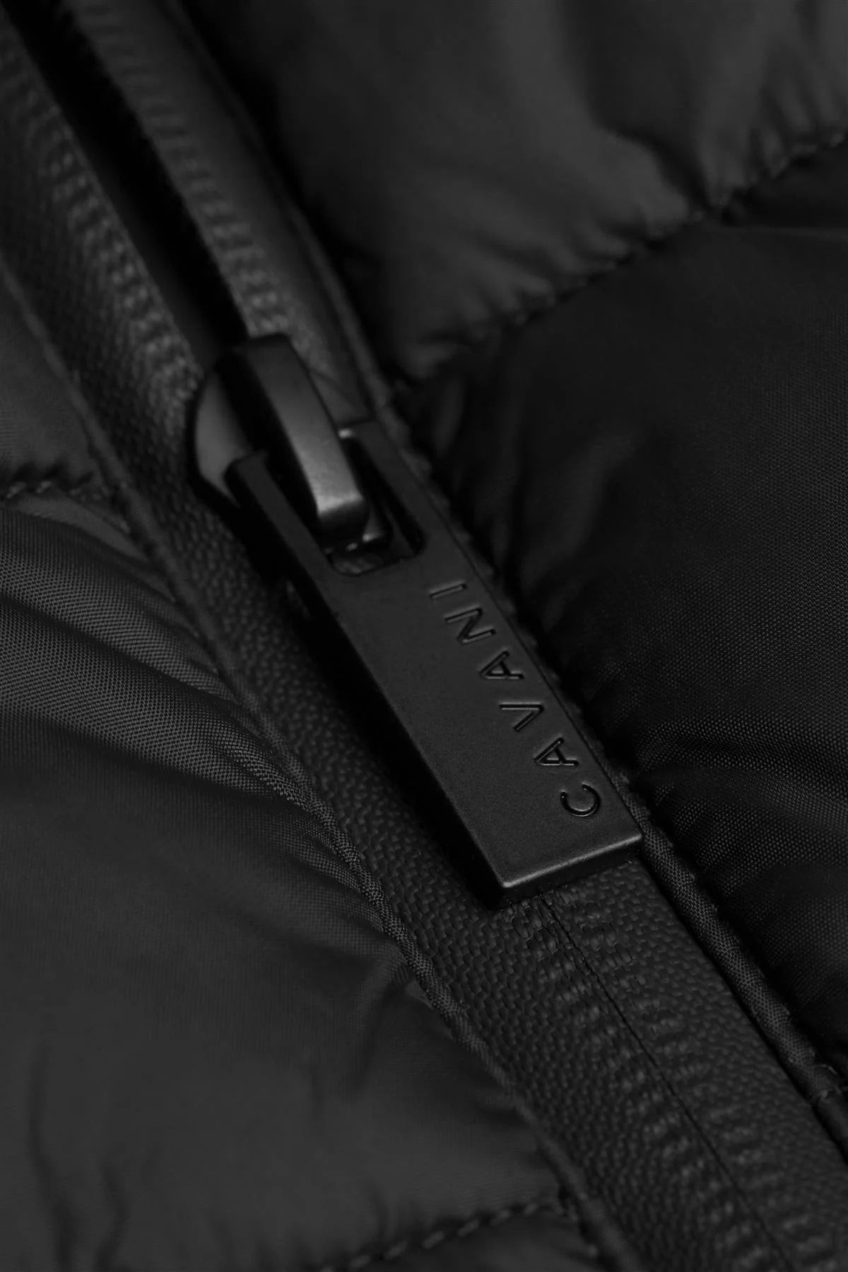 Men’s Long Padded Overcoat - Heston - Black