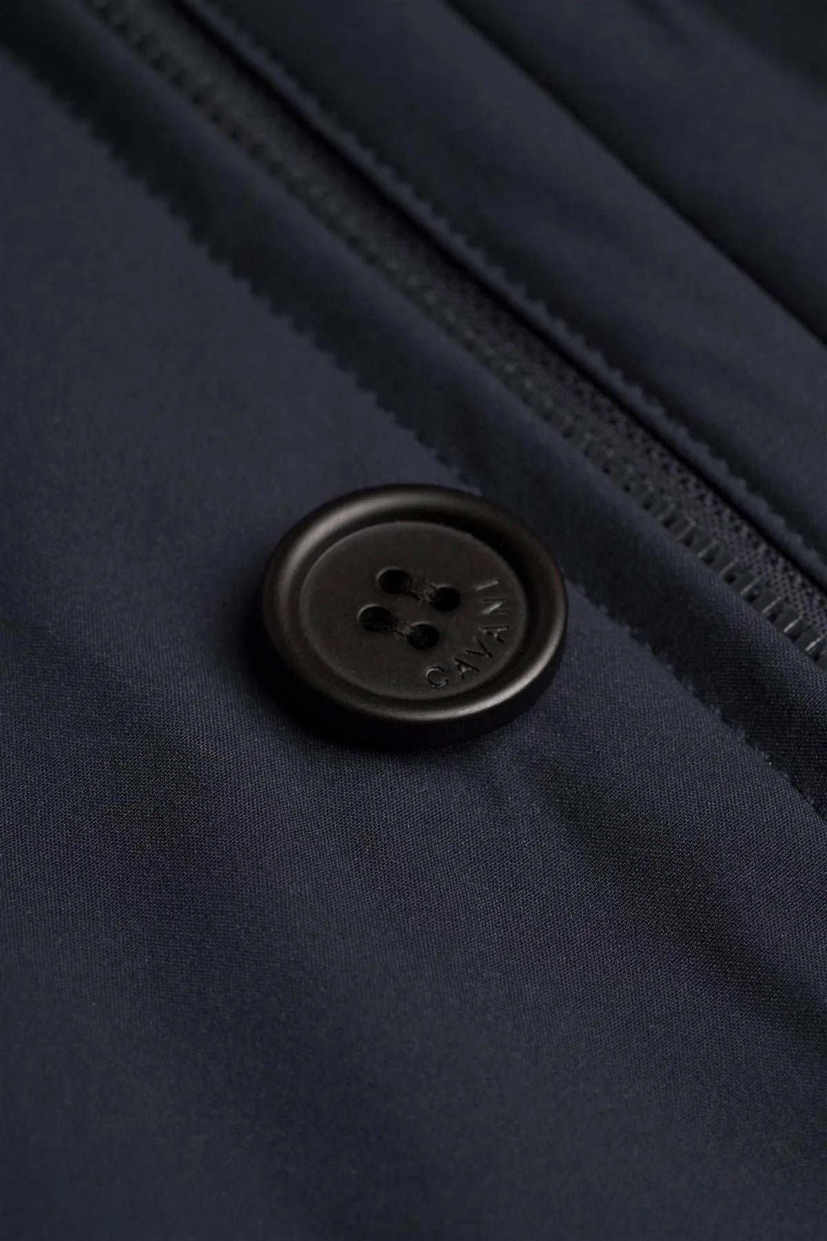 Men’s Long Padded Overcoat - Heston - Navy