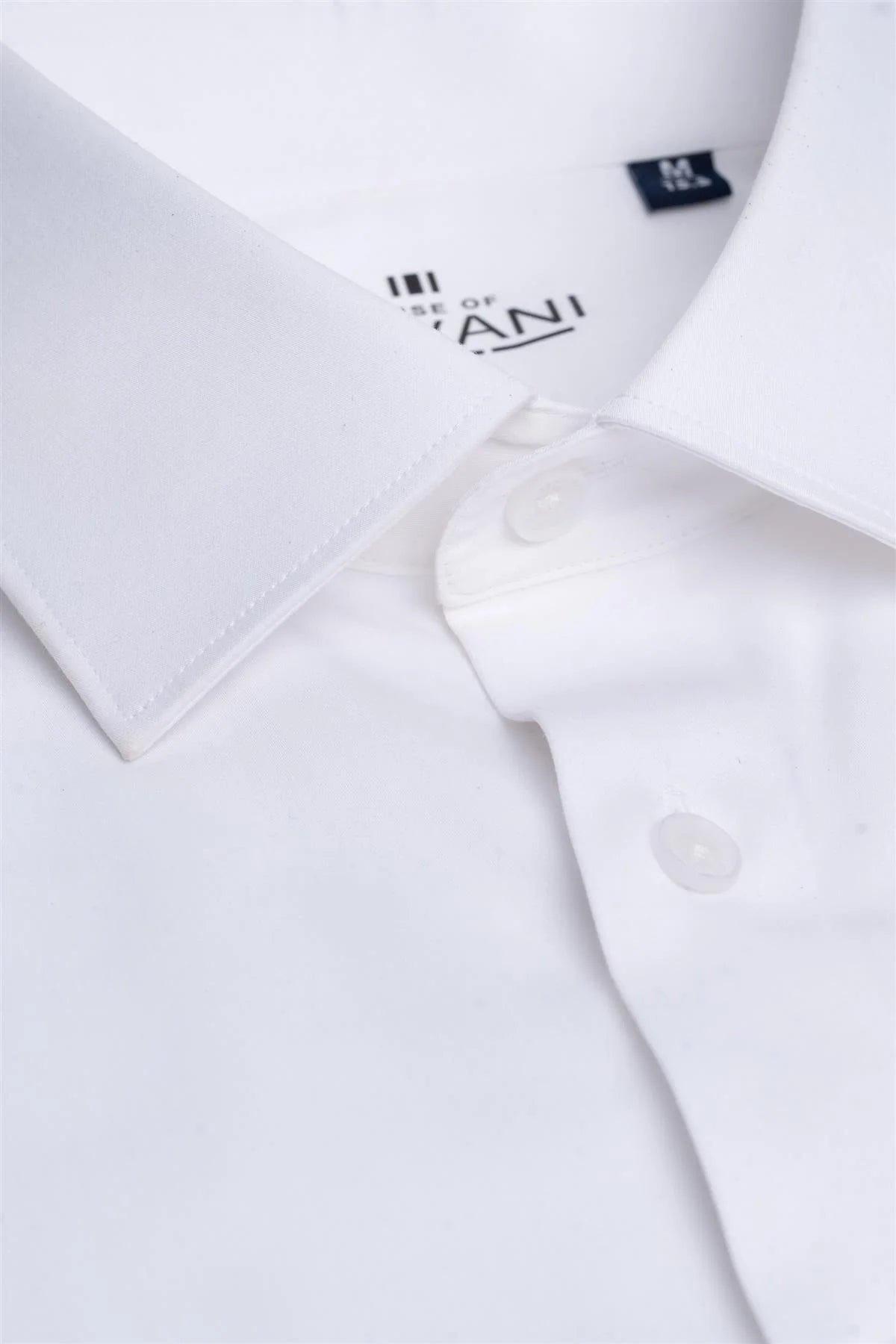 Men’s Long Sleeve Formal Shirt - Varano - White