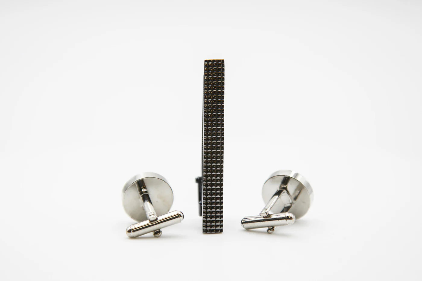 Men's Paisley Tie Cufflink Set - Cream