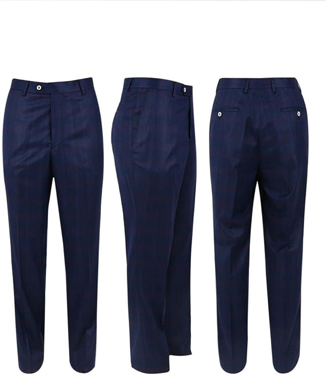 Men’s Pinstripe 3 Piece Suit with Jacket, Waistcoat & Trousers - Style LUCAS Tonic Blue