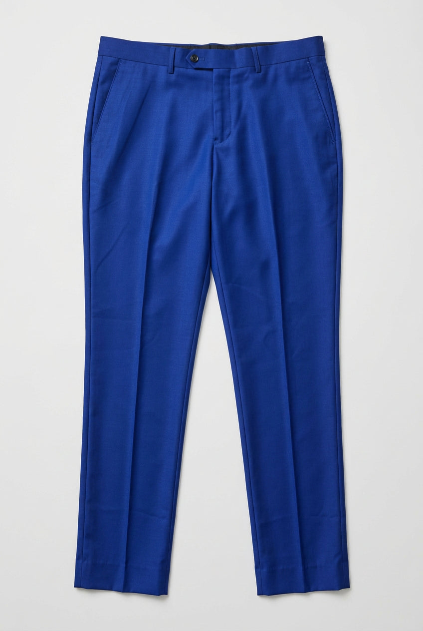 Men’s Royal Blue Formal Suit Trousers