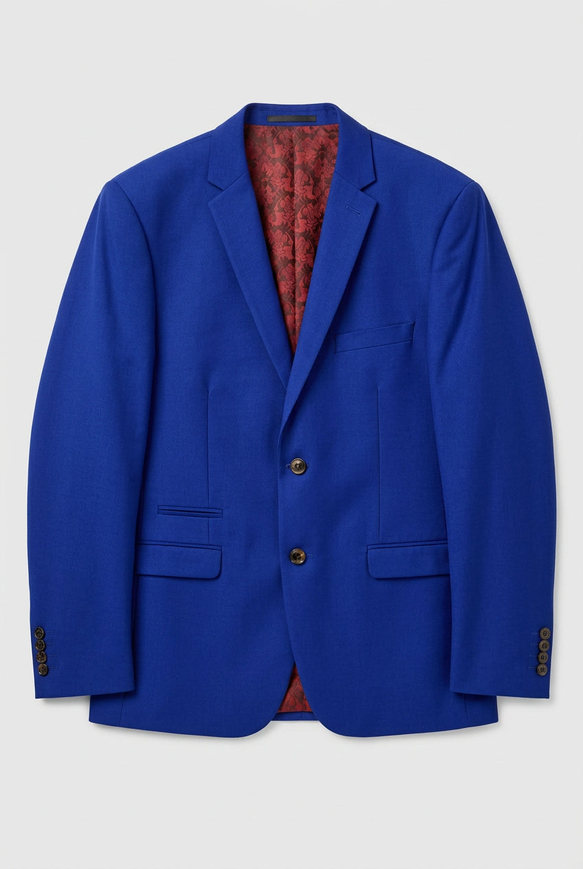 Men’s Royal Blue Tailored Suit Jacket