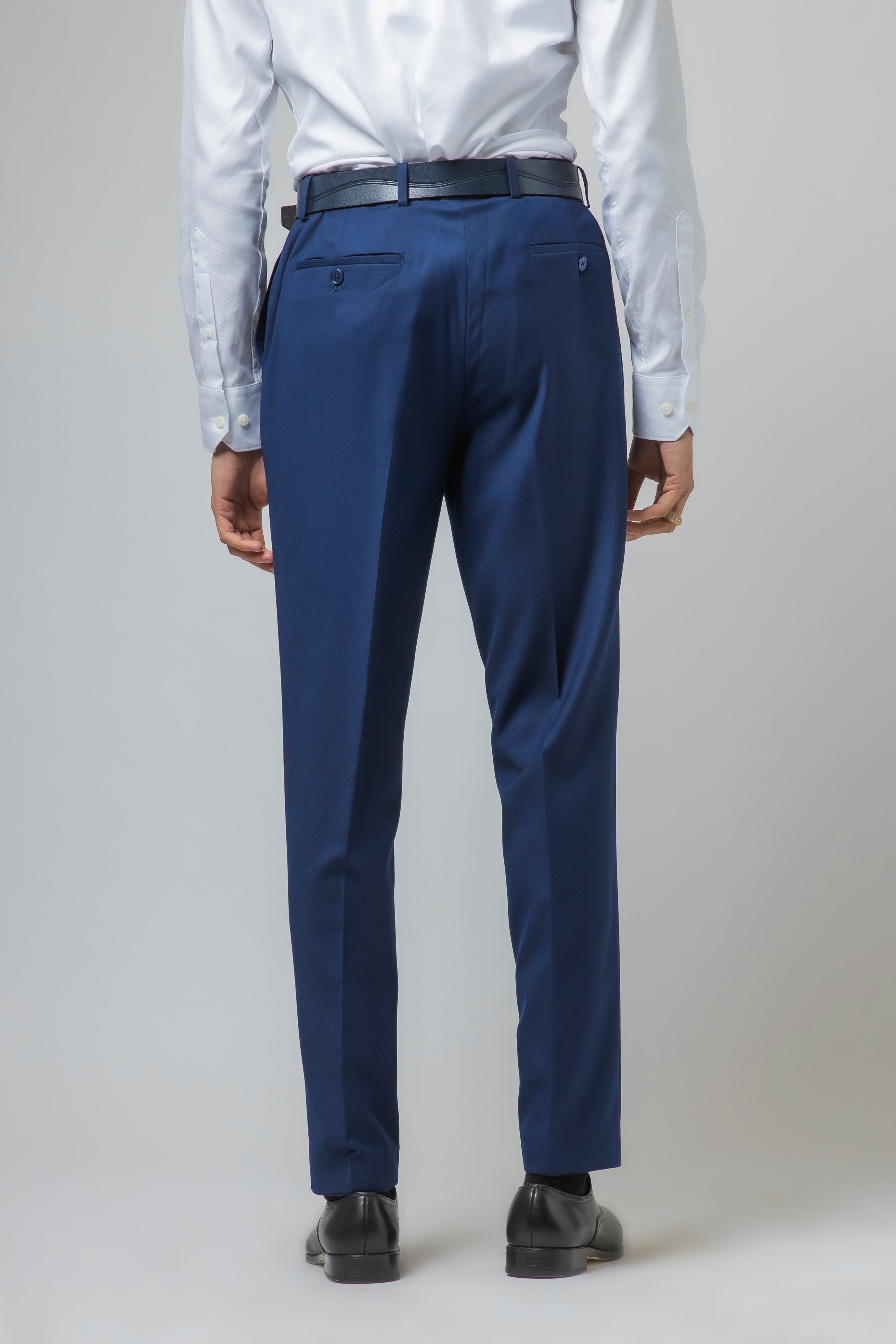 Men's Slim Fit Navy Suit - ISAAC - Navy Blue