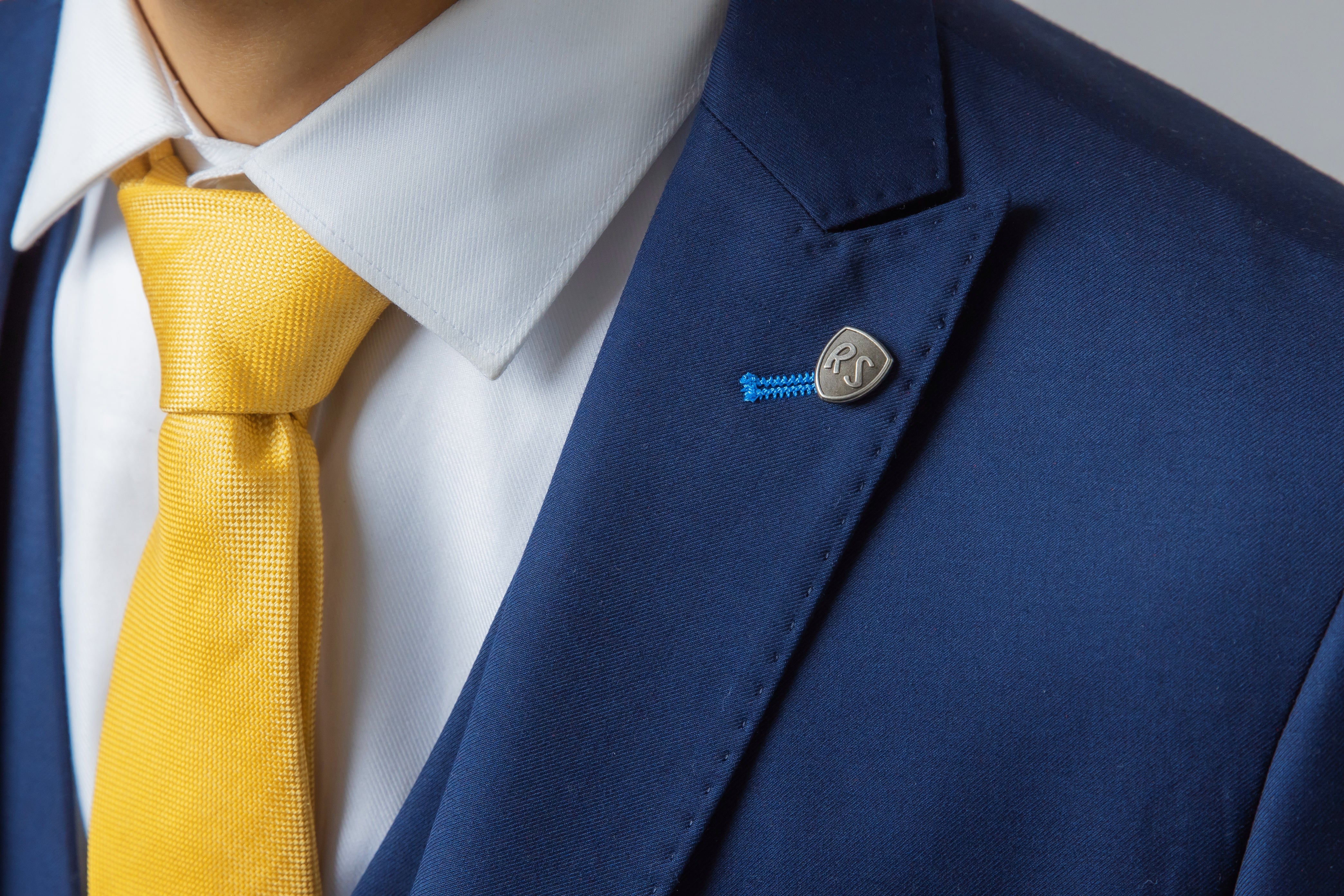 Men's Slim Fit Suit - ISAAC - Navy Blue