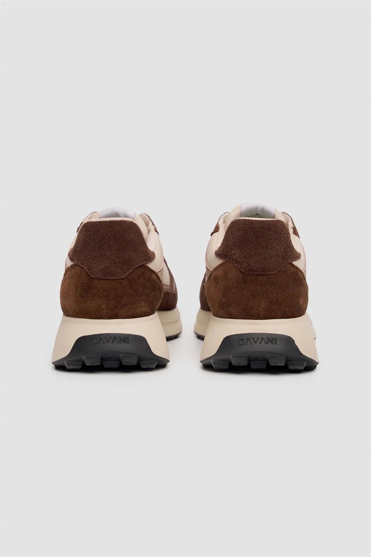 Men’s Suede-Accented Casual Trainers - Albany - Tan