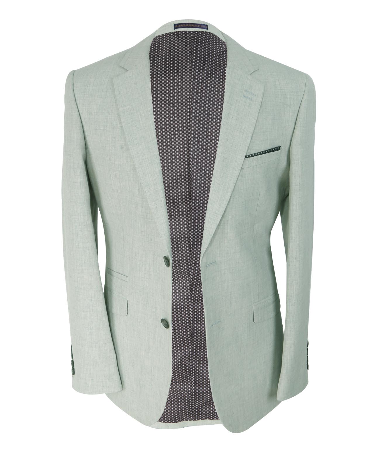Men’s Textured 3 Piece Wedding Suit - Style VENETO - Light Grey