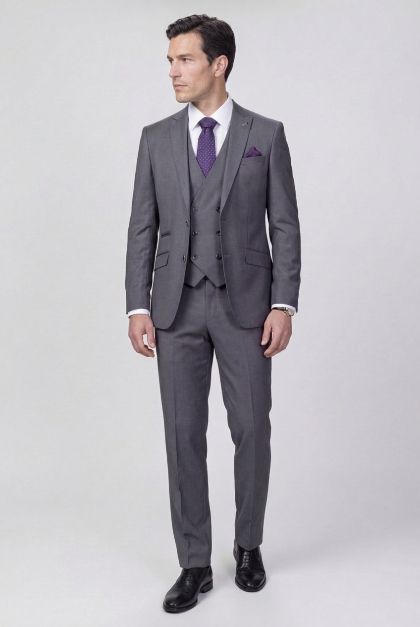 Men's Formal Suit - DYLAN - Grey