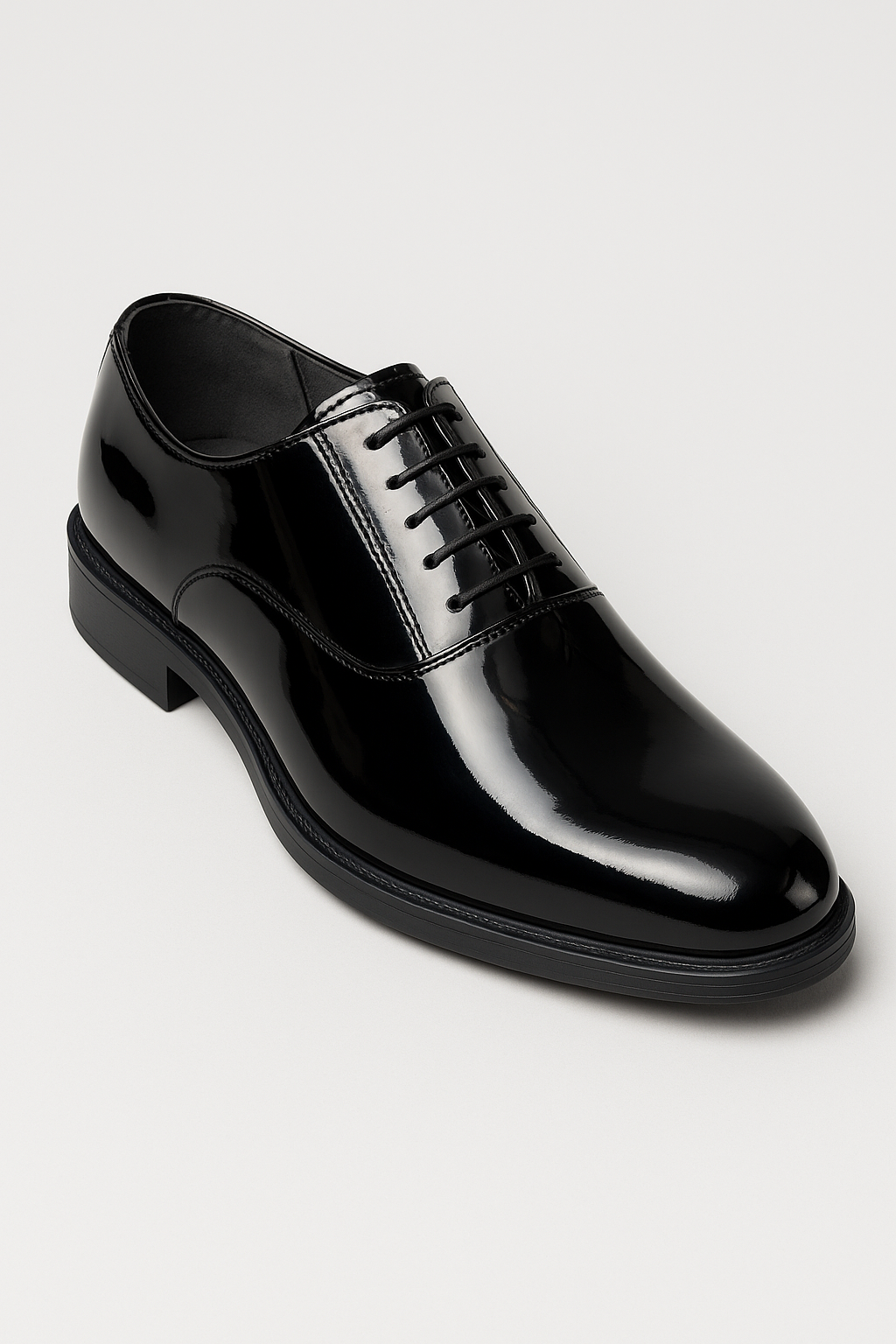 Men’s Patent Oxford Dress Shoes - Soho - Black