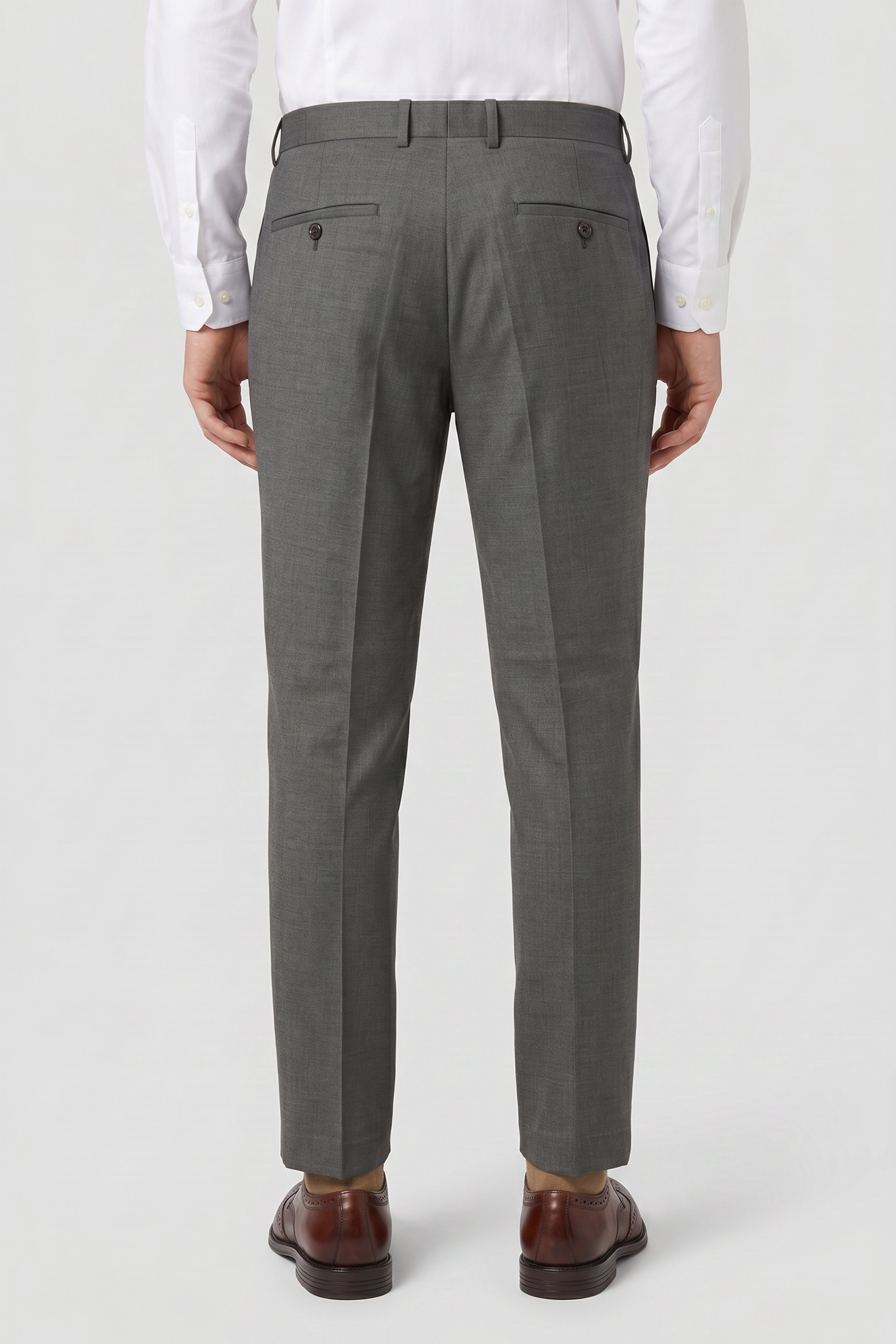 Men’s Twill Dress Trousers - Dark Green