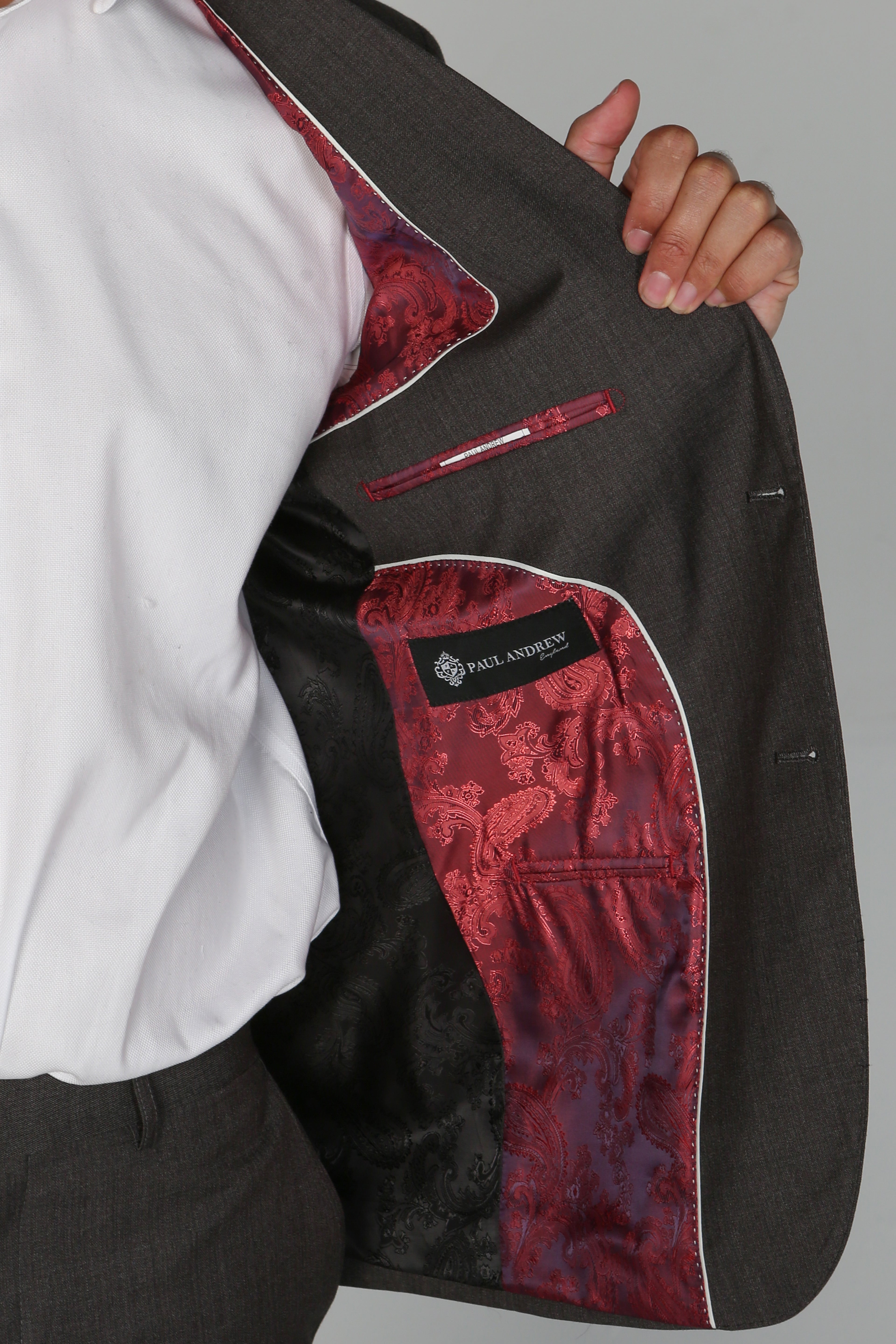 Father & Son Matching 3-Piece Suit Set - Charles - Charcoal Grey