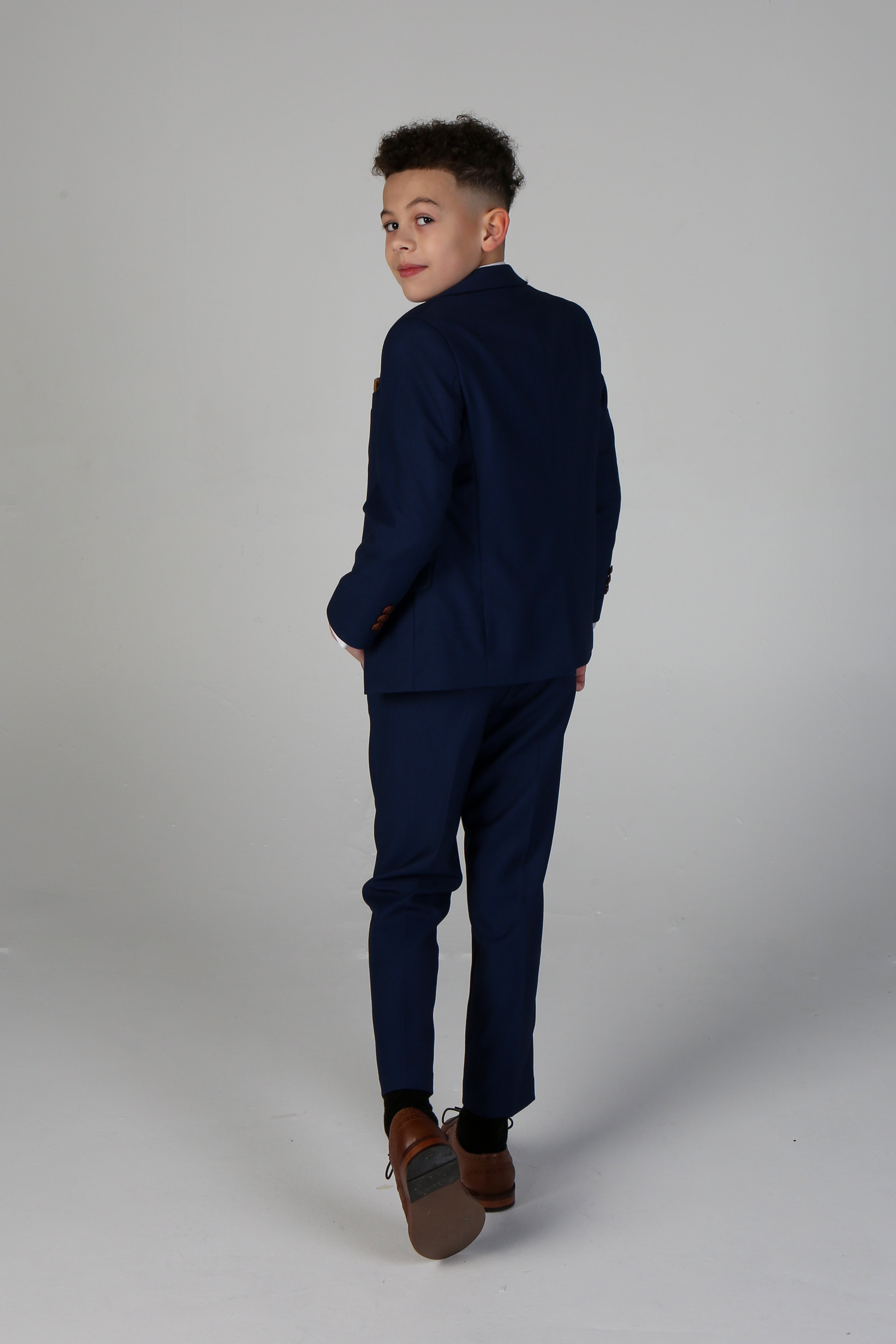 Father & Son Matching Tailored Fit 3-Piece Suit Set - Mayfair - Royal Blue