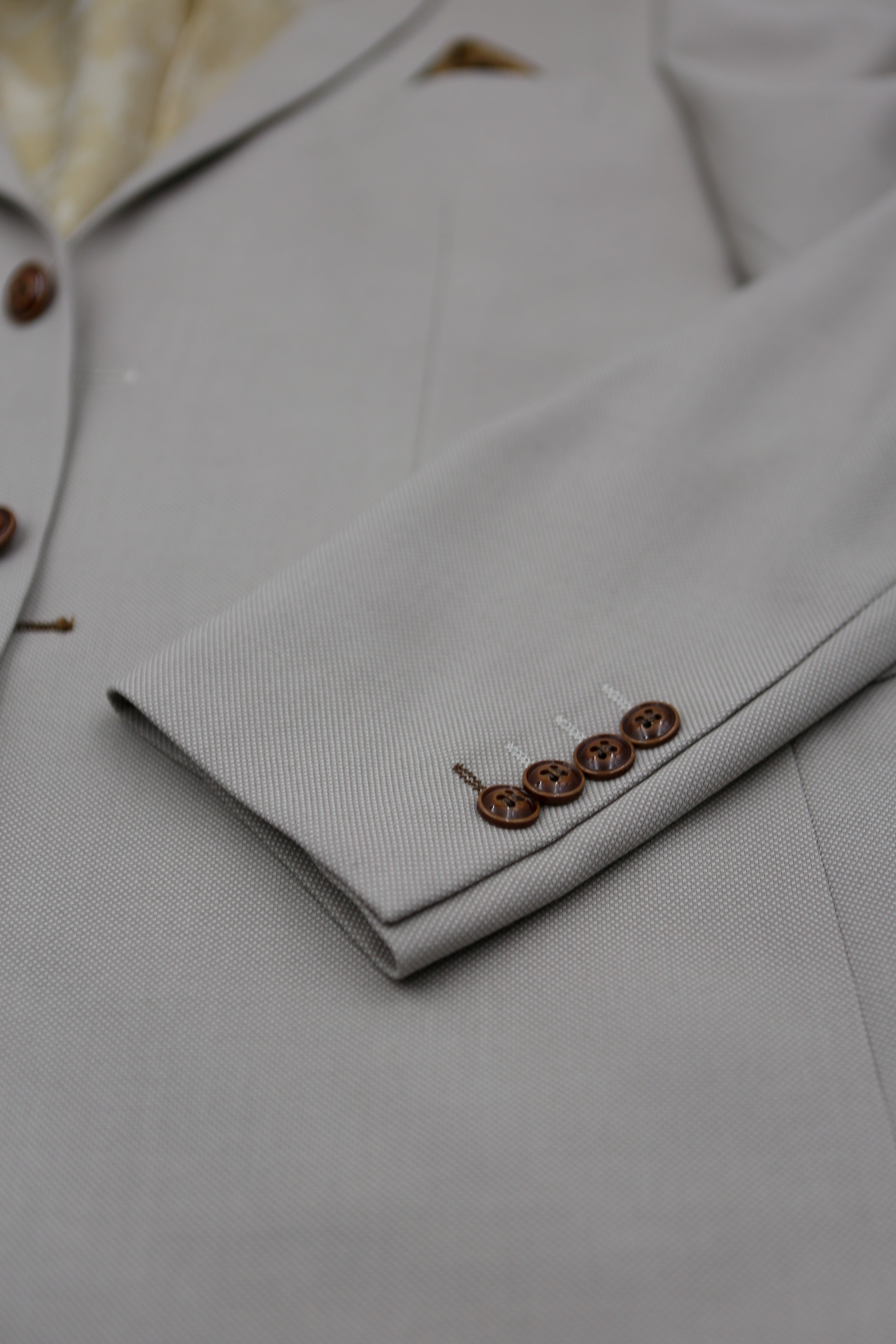 Father & Son Matching Tailored Fit 3-Piece Suit Set - Mayfair - Stone Beige