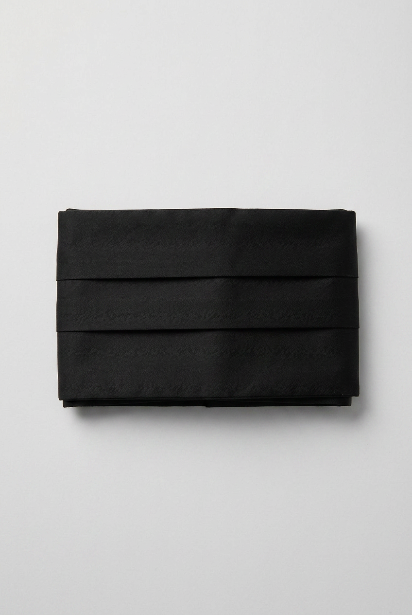Boys Black Formal Cummerbund & Bow Tie Set