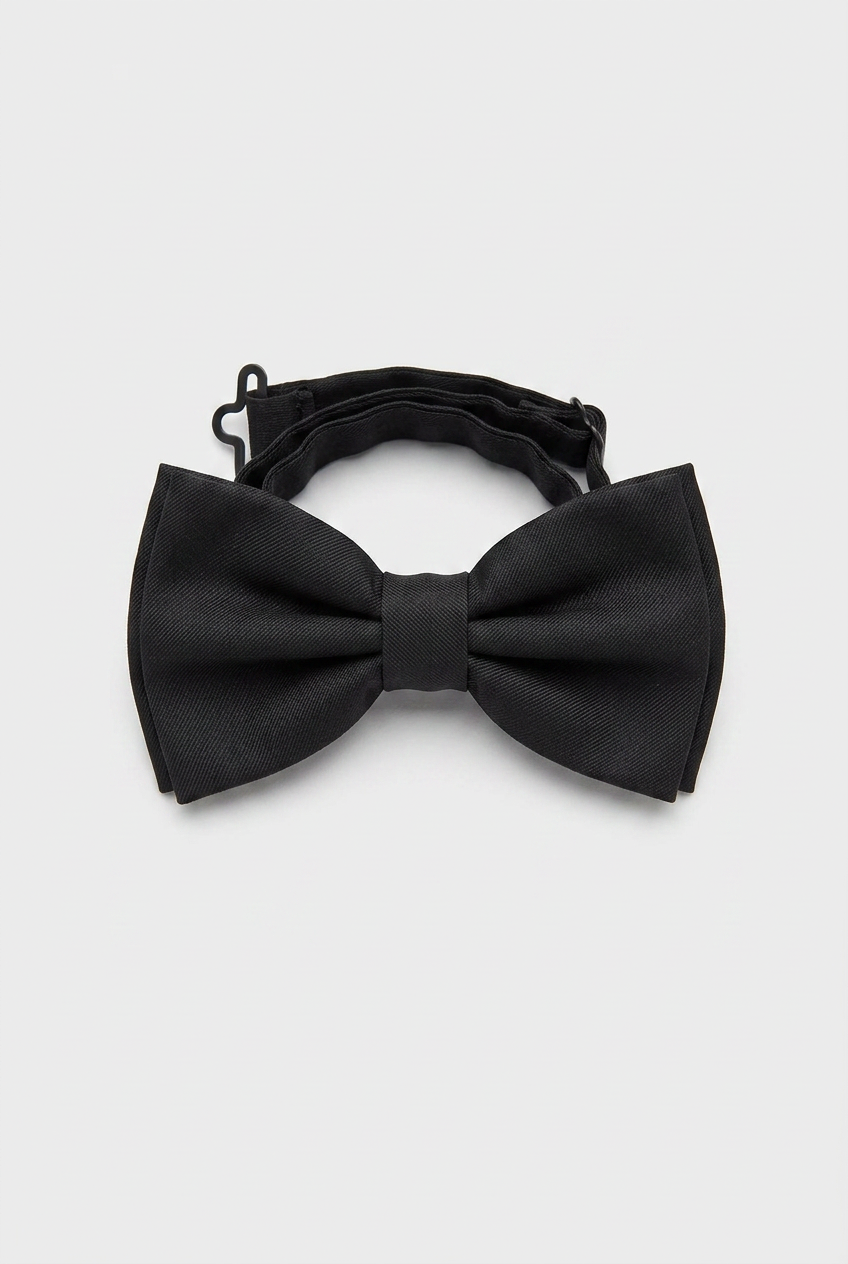 Boys Black Formal Cummerbund & Bow Tie Set