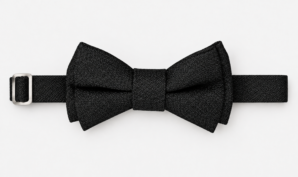Boys’ 4-Piece Textured Double Breasted Formal Suit - Montero Black