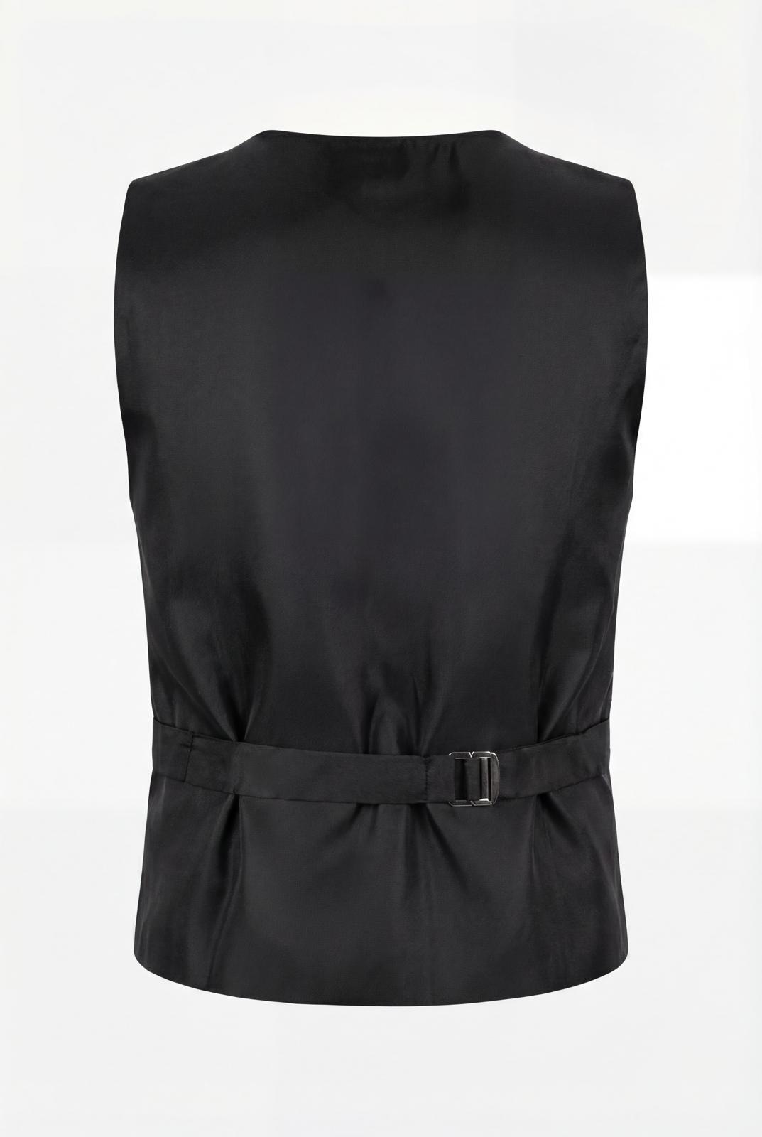 Boys Slim Fit 8-Piece Formal Suit Set - Black