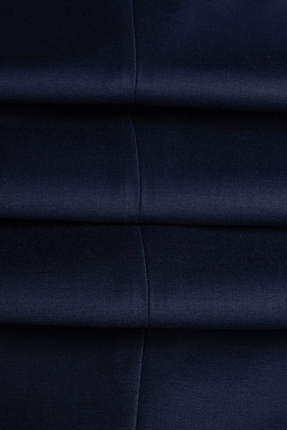 Men's Wool Blend Slim Fit Trousers - BOND - Navy