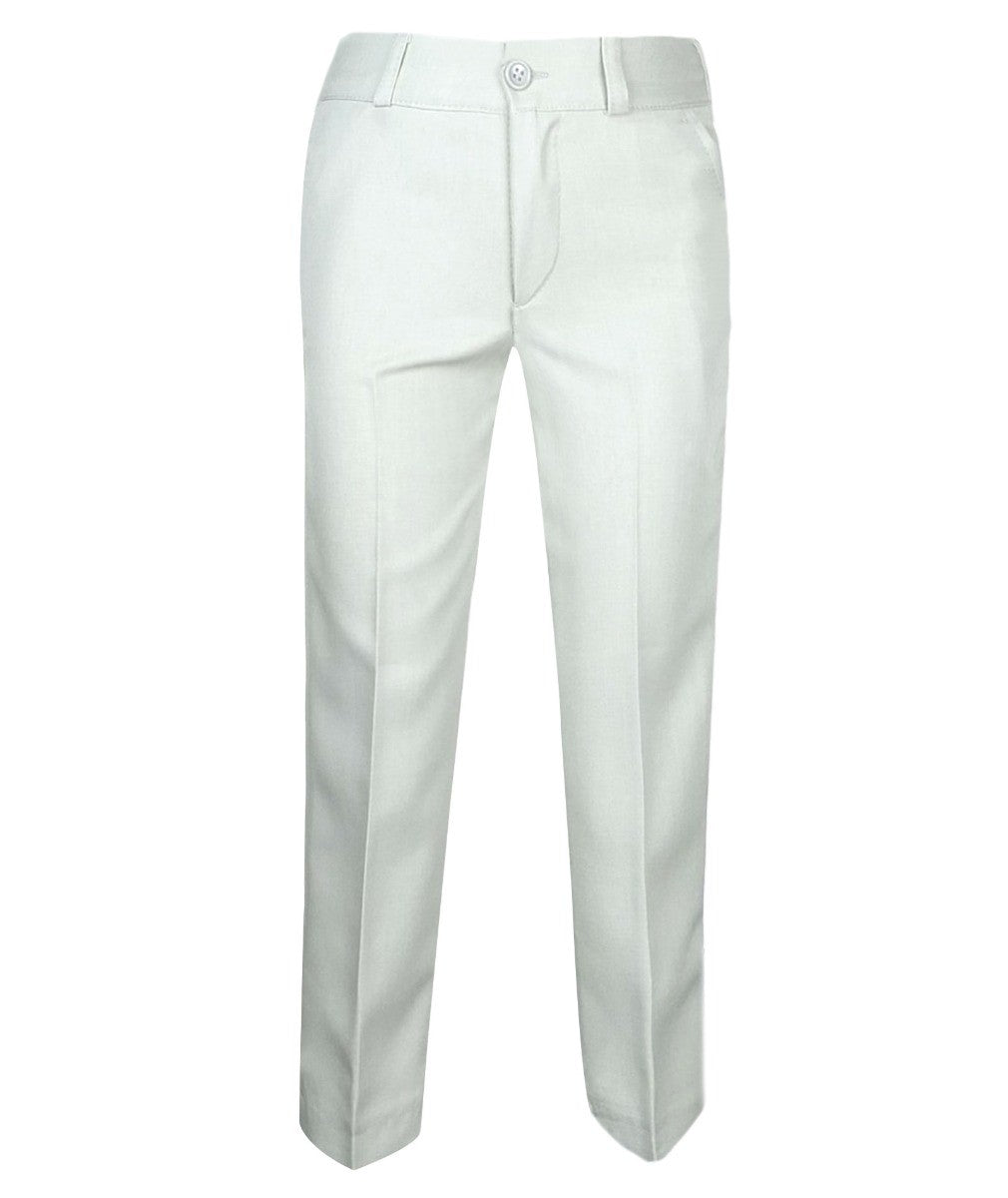 Boys Formal Suit Trousers - Cream