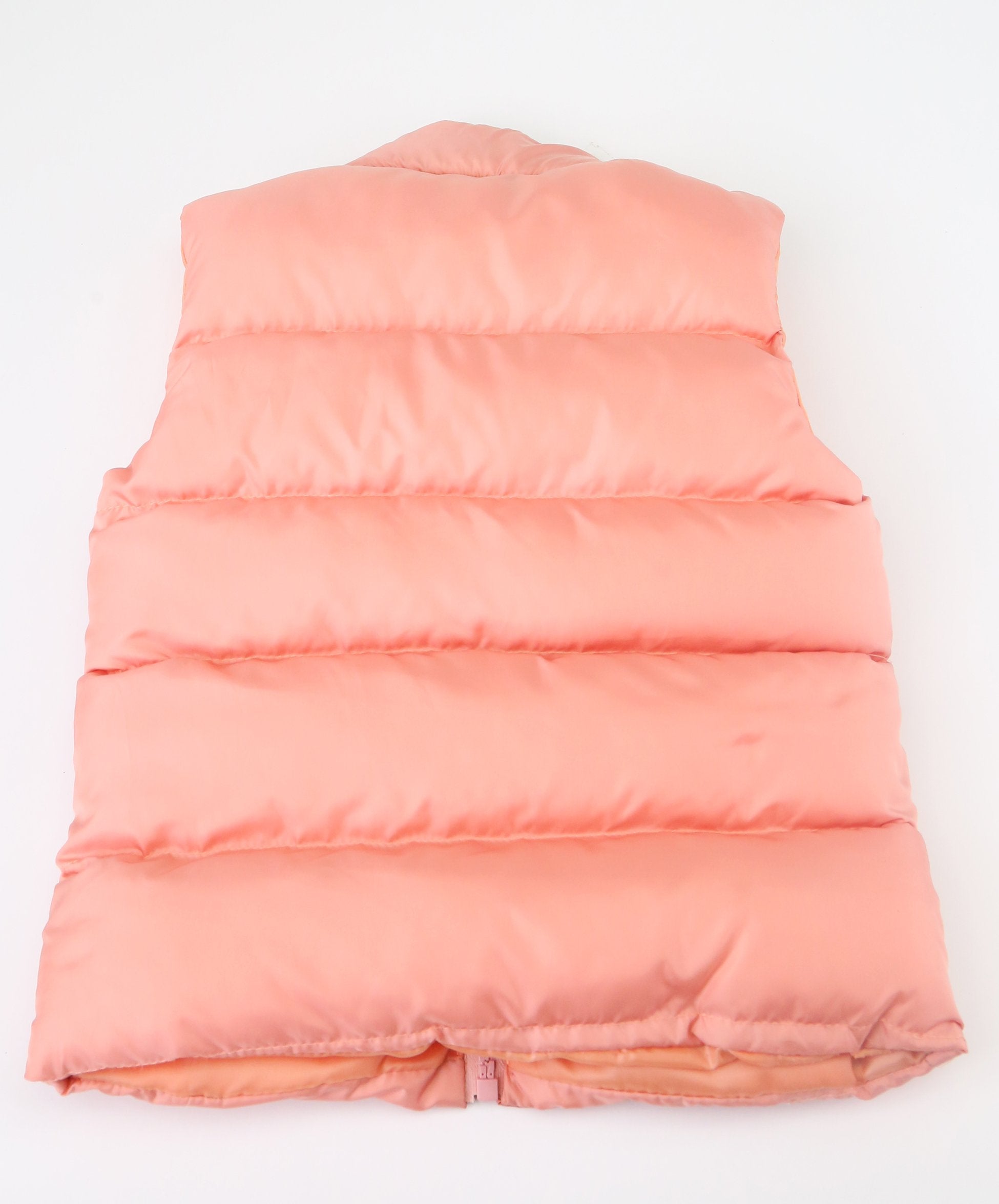 Girls Sleeveless Padded Puffer Gilet - Pink