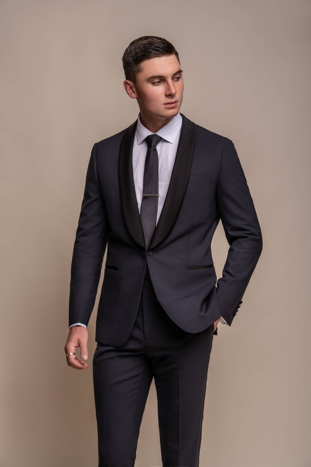 Hot Selling Ryan Formal Business Dinner Prom Suit For Man - Silver Two Pieces main image 0