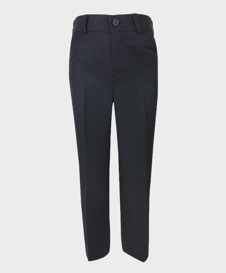 Boys Formal Suit Trousers - Navy Blue