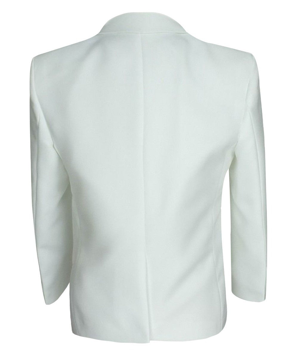 Baby & Boys Wedding Prom Pageboy Suit, Choice Of Waistcoat 5PC - Cream - Pink