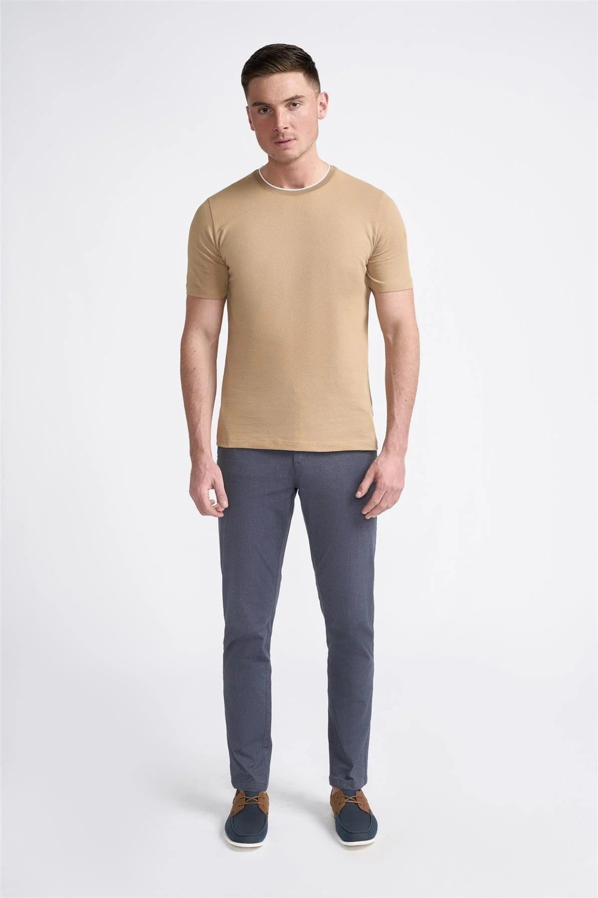 Men's Twill Dakota Chino Trousers - Navy Blue